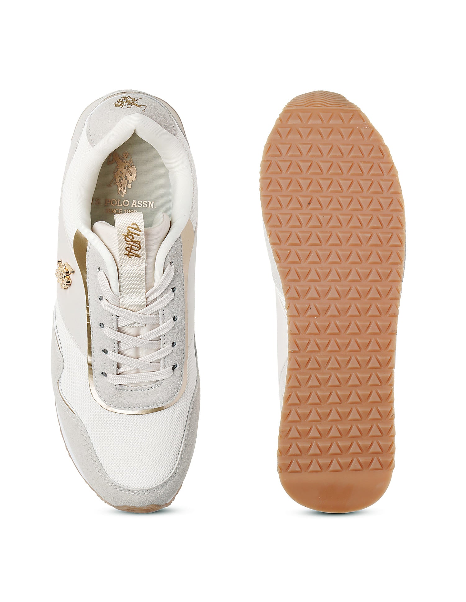 Judy 2.0 Beige Lightweight Sneaker Shoes Beige - U.S. Polo Assn. India | Large