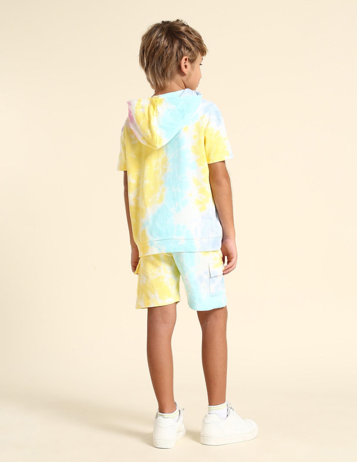 Boys All Over Printed Regular Fit T-Shirt Light Purple - U.S. POLO ASSN. | Large