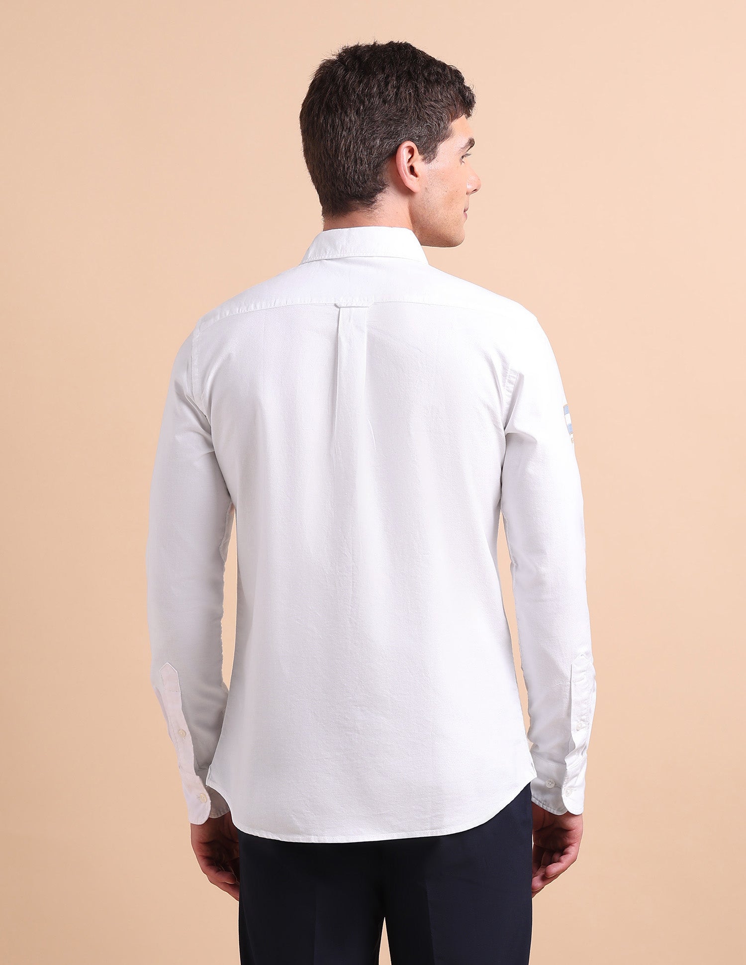 Pure Cotton Tailored Fit Oxford Shirt White - U.S. POLO ASSN. | Large