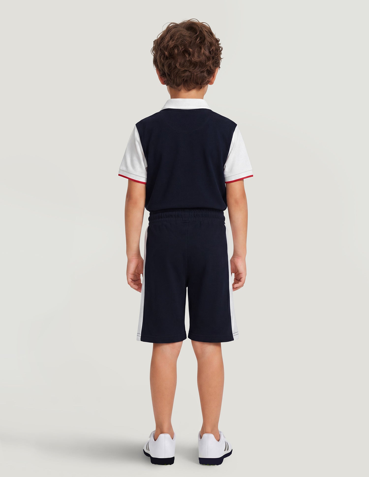 Mid Rise Solid Shorts Navy - U.S. Polo Assn. India | Large