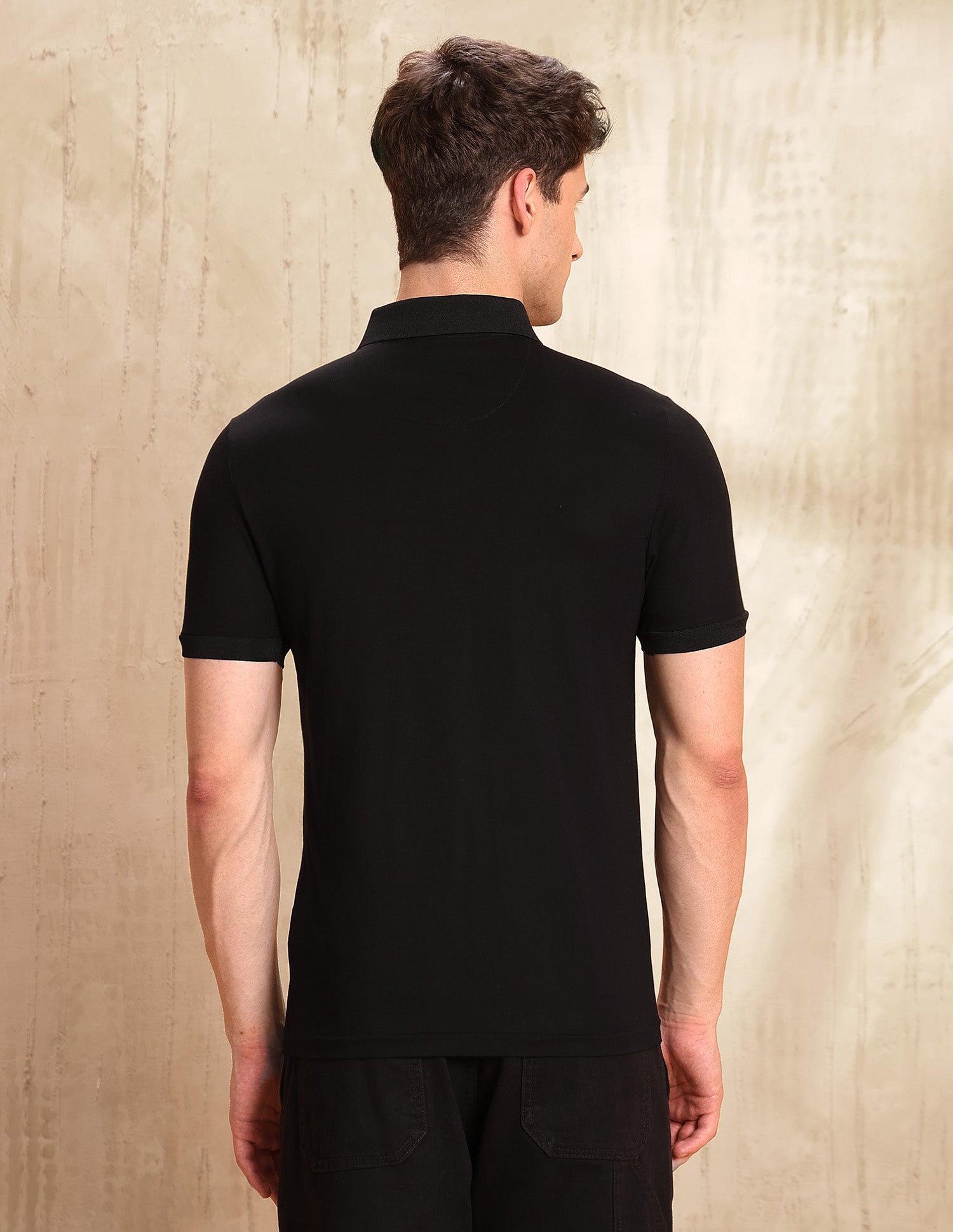 Solid Legend Of Horseshoe Polo Shirt Black - U.S. POLO ASSN. | Large