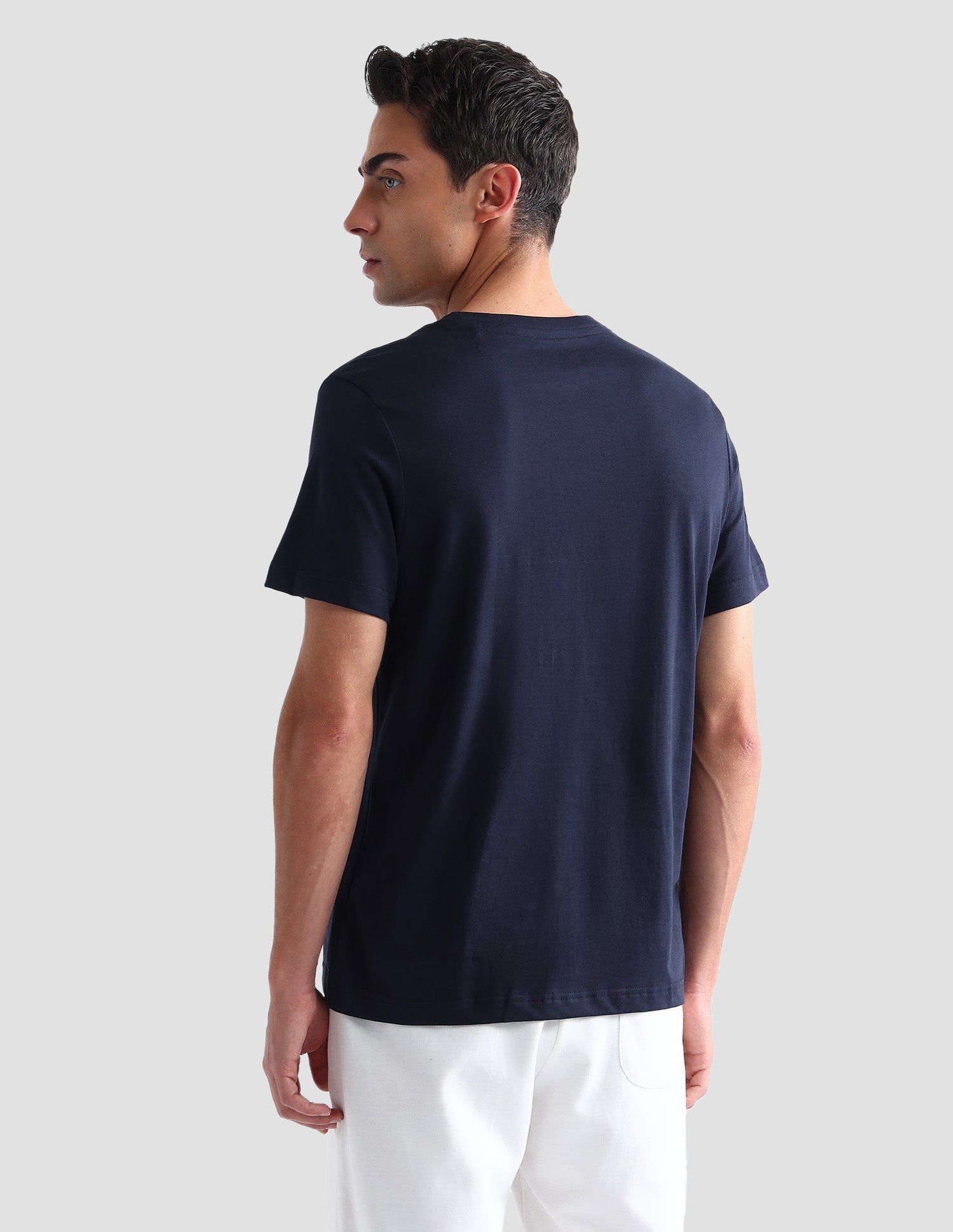 Comfort Fit Printed I643 Lounge T-Shirt - Pack Of 1 Navy Blue - U.S. POLO ASSN. | Large