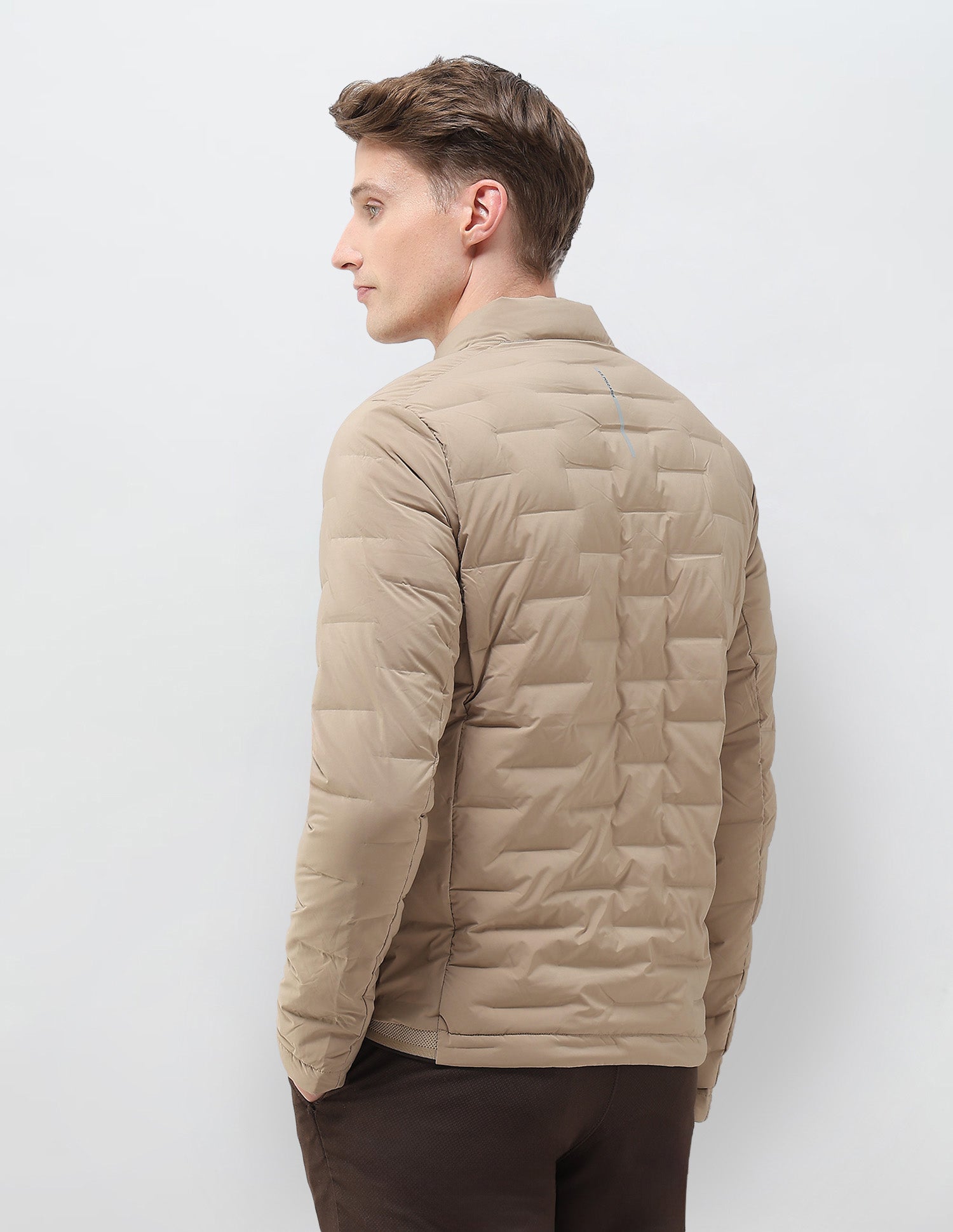 Mock Collar Regular Fit Smartheat Jacket Camel - U.S. POLO ASSN. | Large