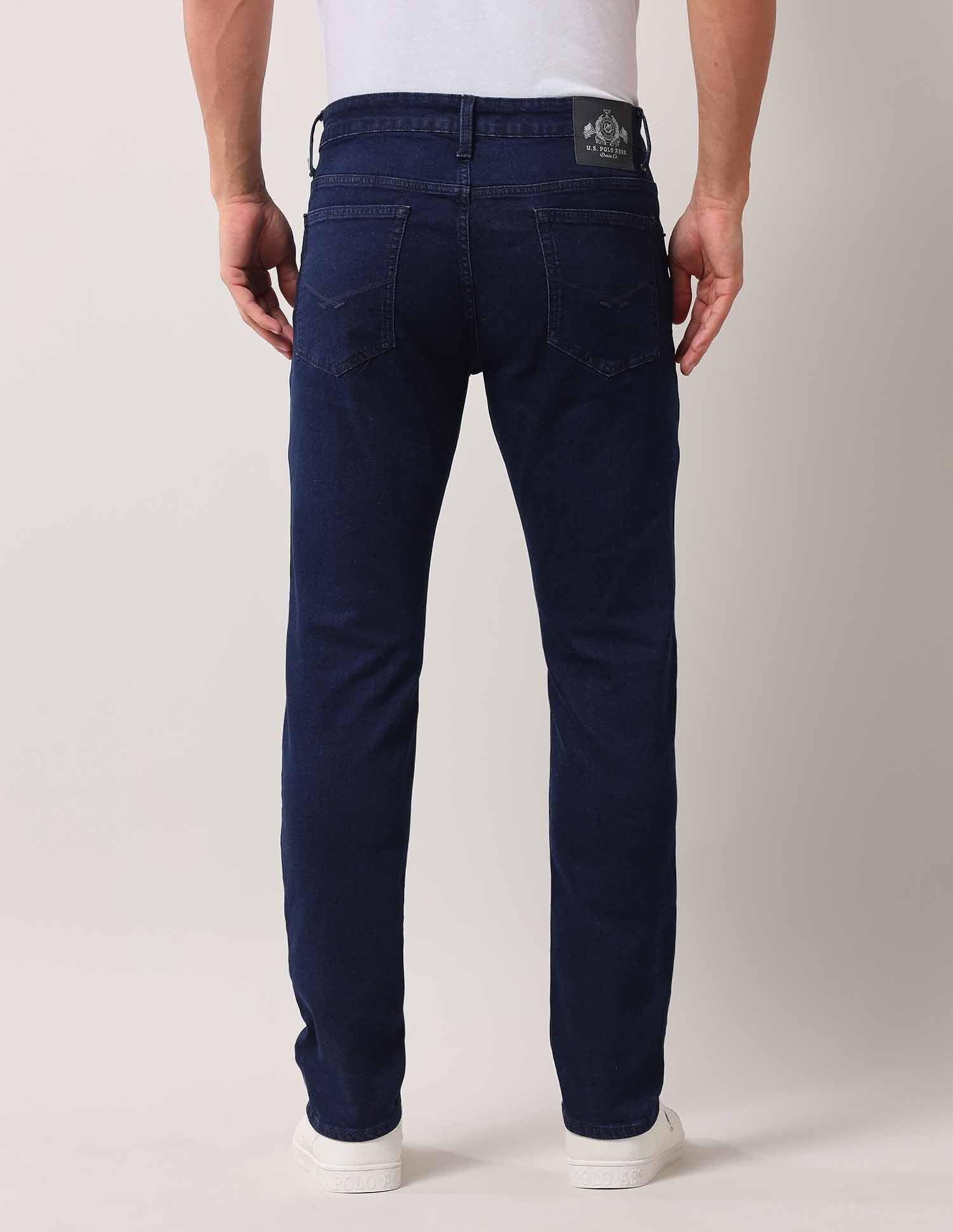 Slim Tapered Blue Jeans Blue - U.S. Polo Assn. India | Large