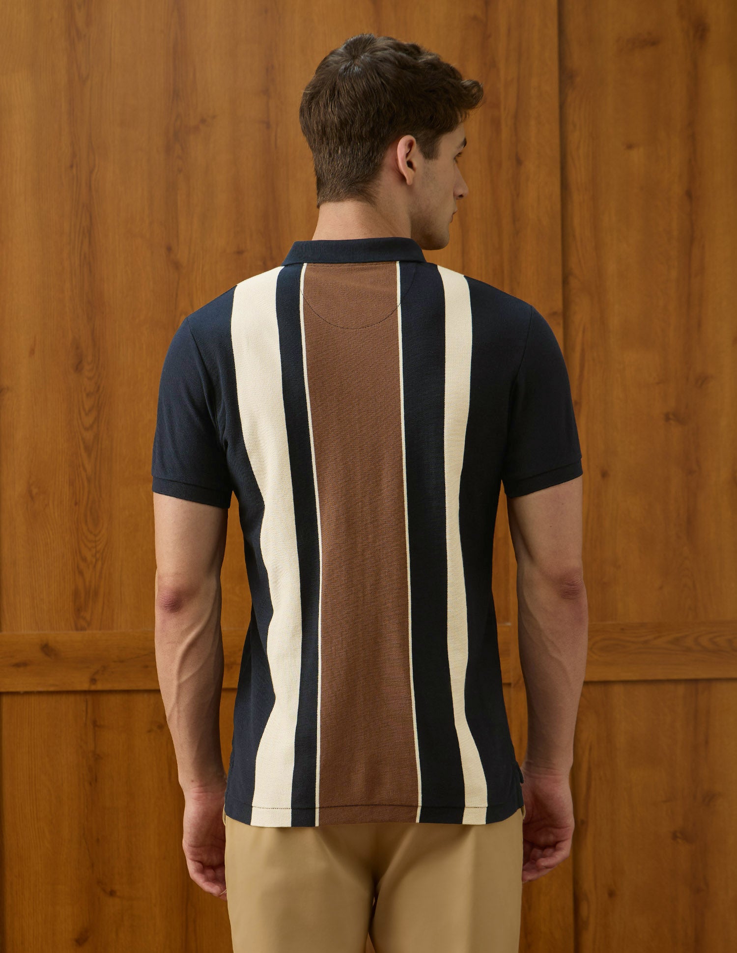 Colourblocked Equestrian Aisle Theater Polo Shirt Navy - U.S. POLO ASSN. | Large