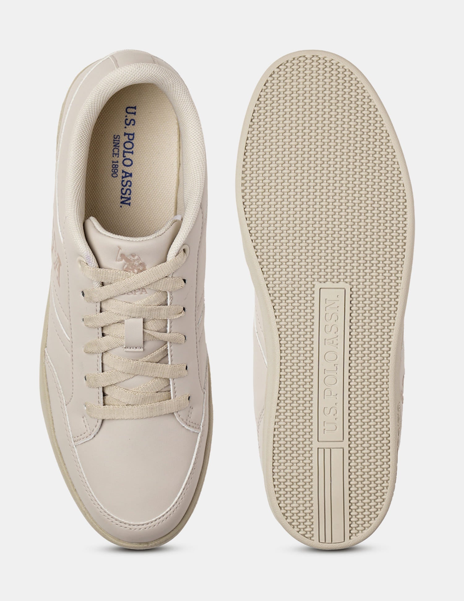 Men Gala 2.0 Solid Sneakers Beige - U.S. Polo Assn. India | Large