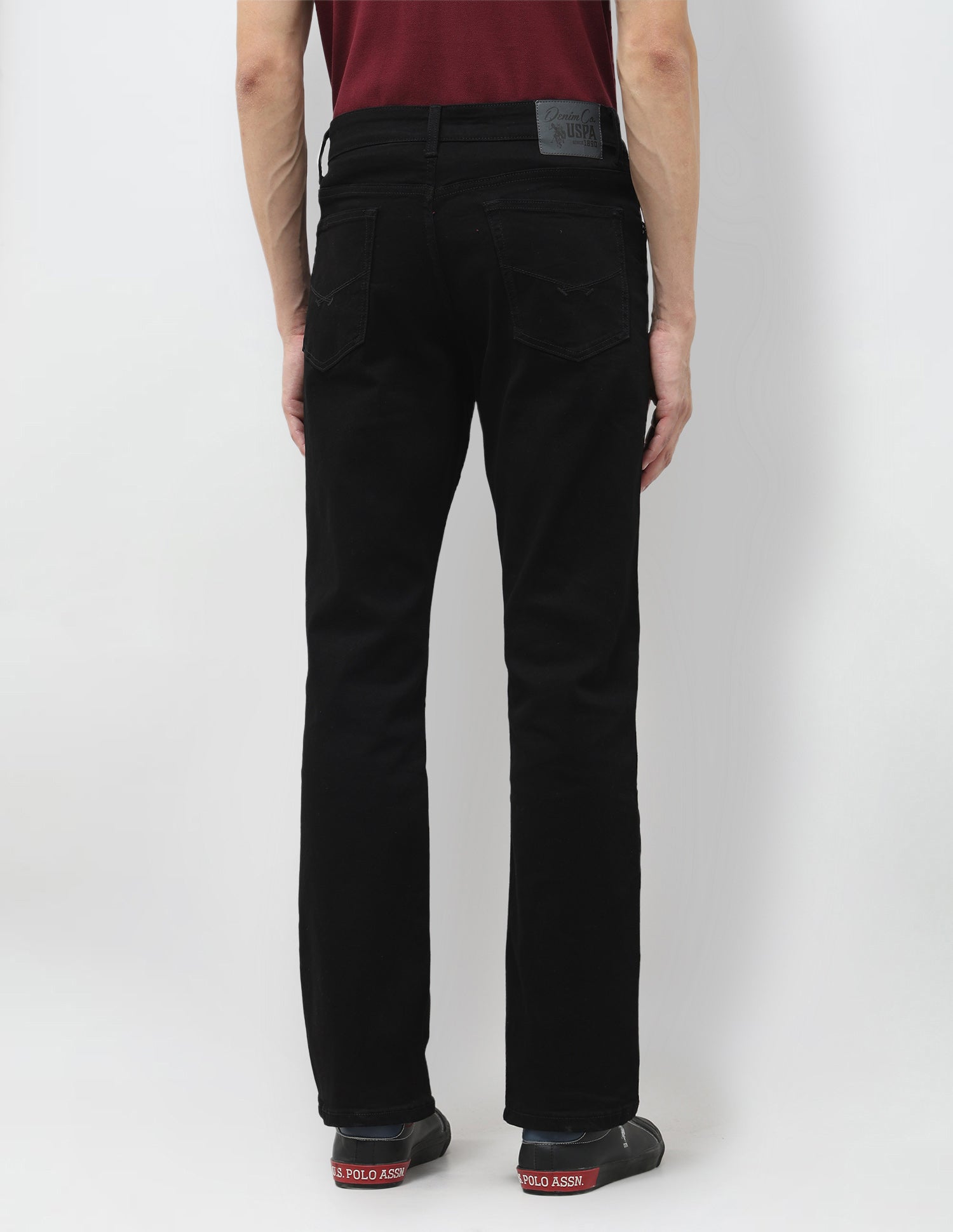 Connor Bootcut Black Jeans Black - U.S. POLO ASSN. | Large