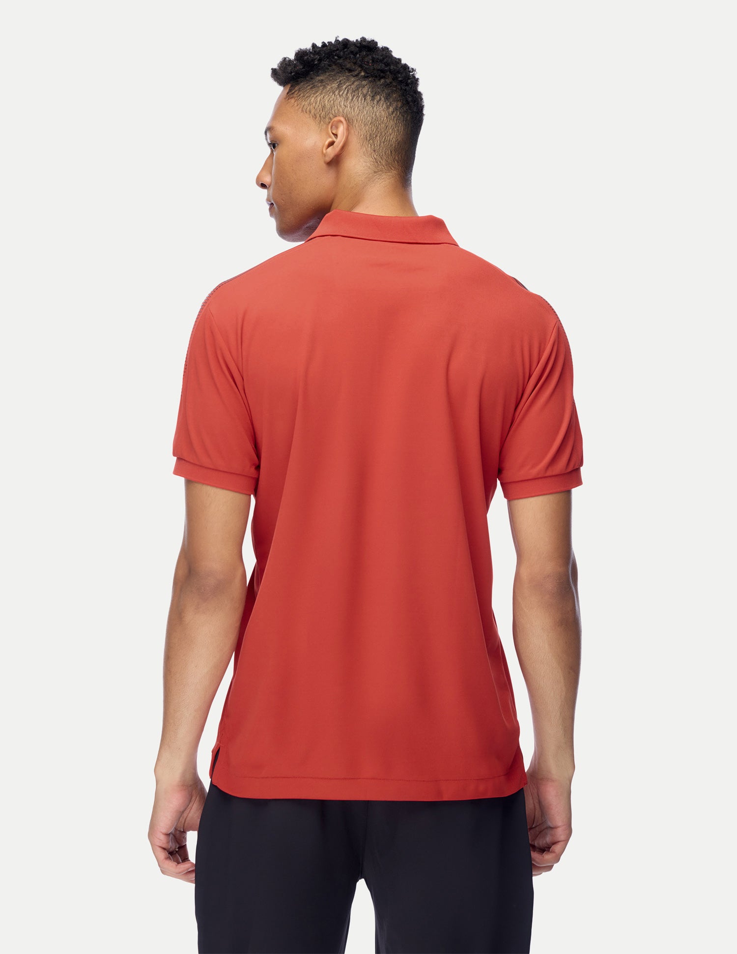 Solid Regular Fit Active Polo Shirt Orange - U.S. Polo Assn. India | Large