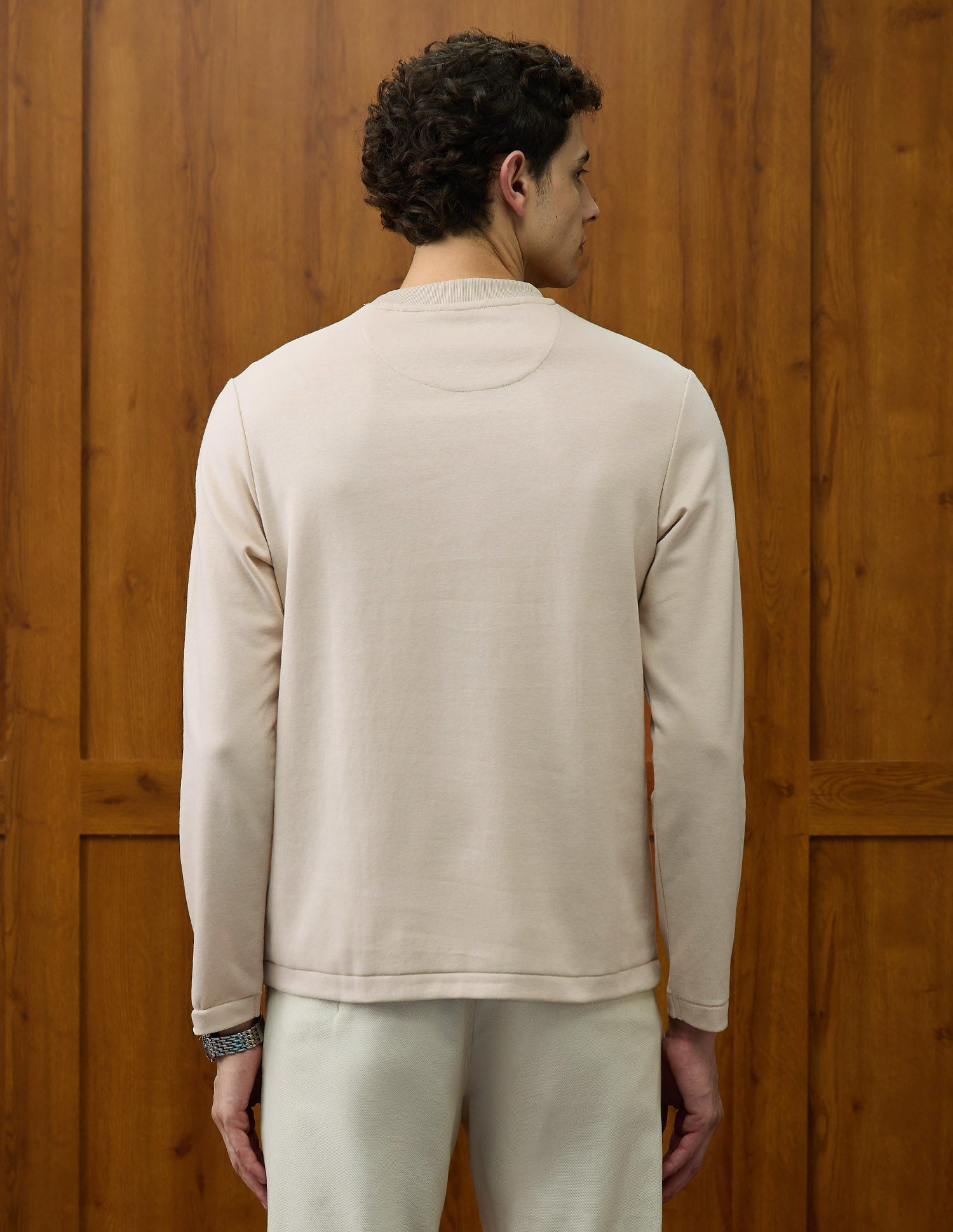 Solid Varsity Theatre T-Shirt Beige - U.S. POLO ASSN. | Large