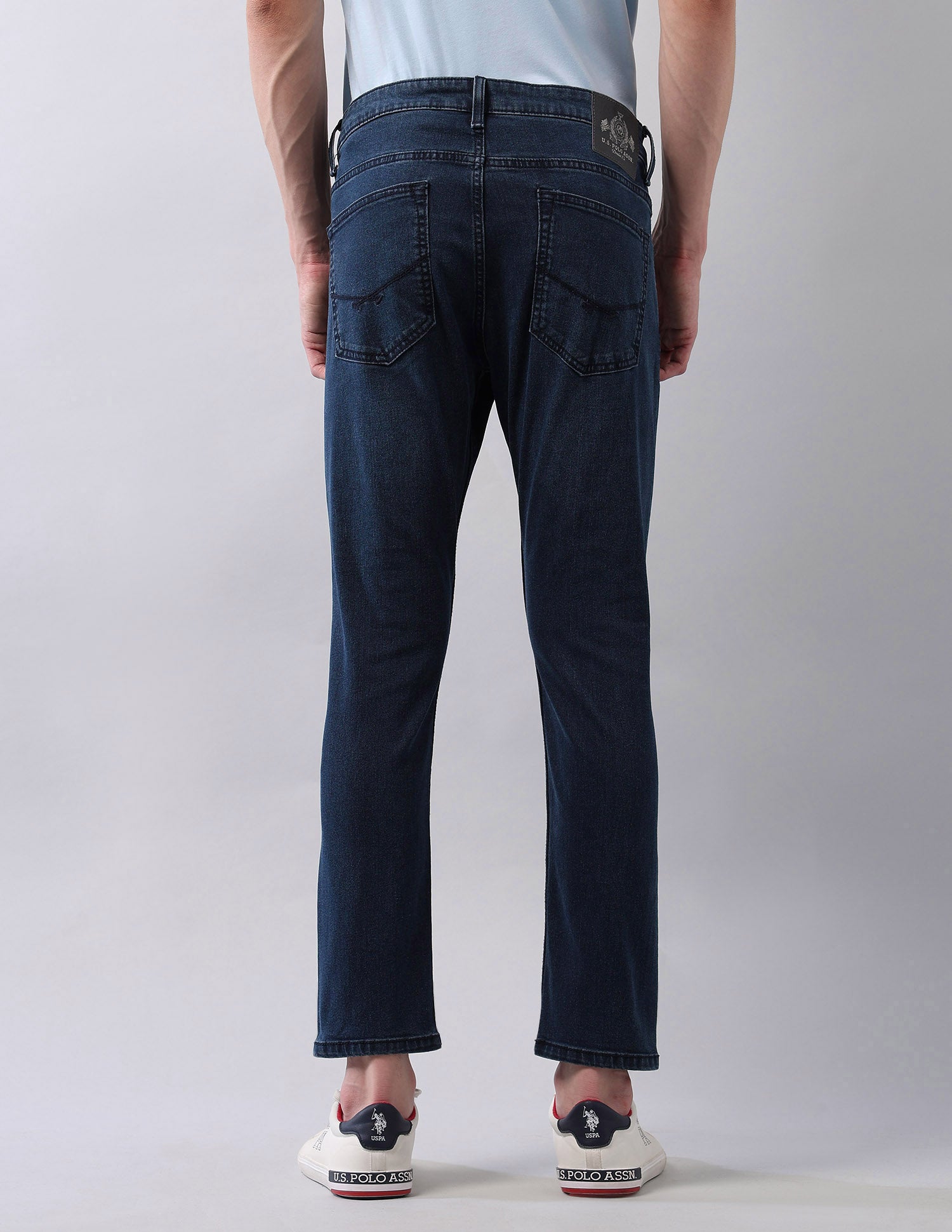 Henry Tapered Fit Blue Jeans Blue - U.S. POLO ASSN. | Large