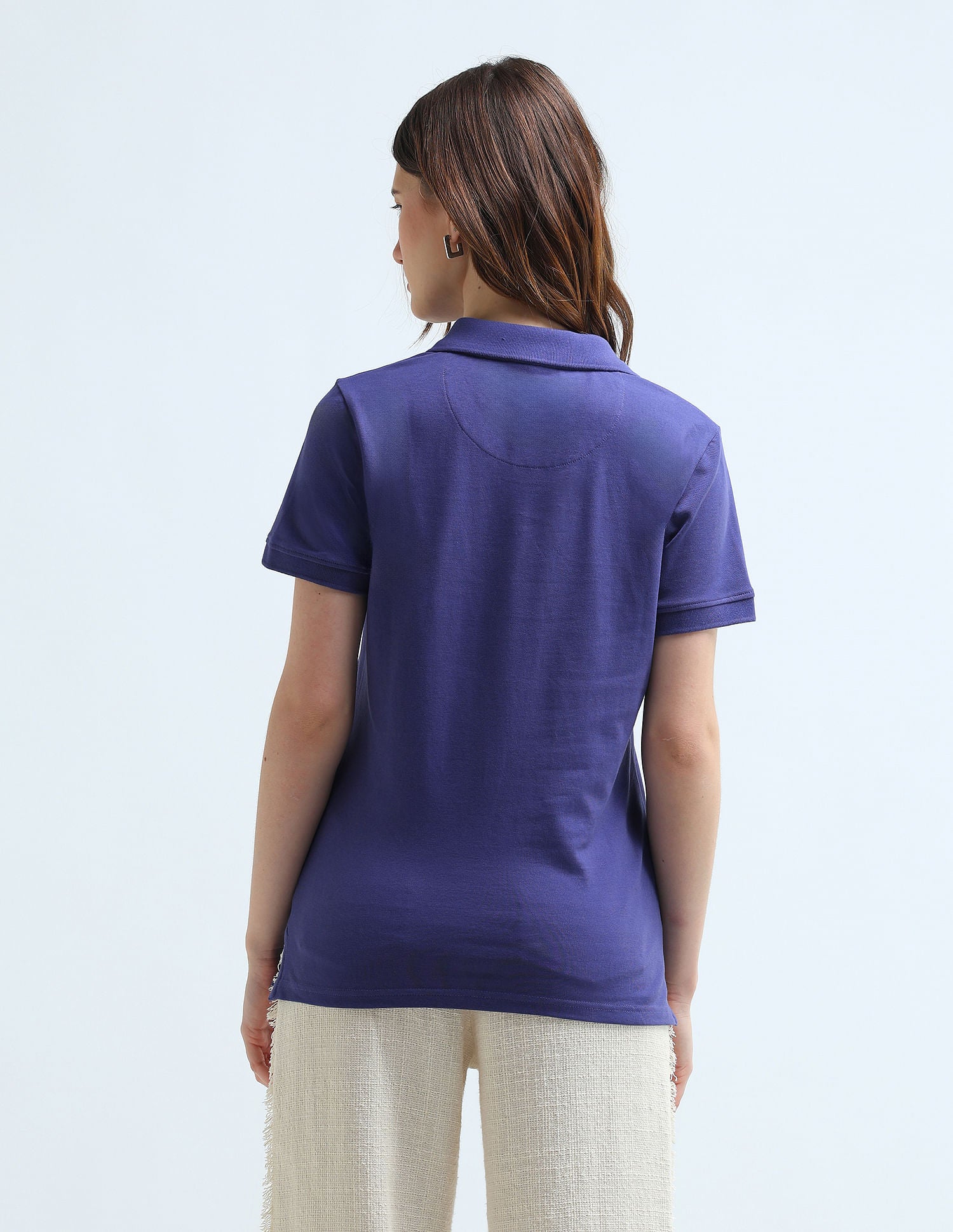 Brand Embroidered Regular Polo Shirt Blue - U.S. Polo Assn. India | Large