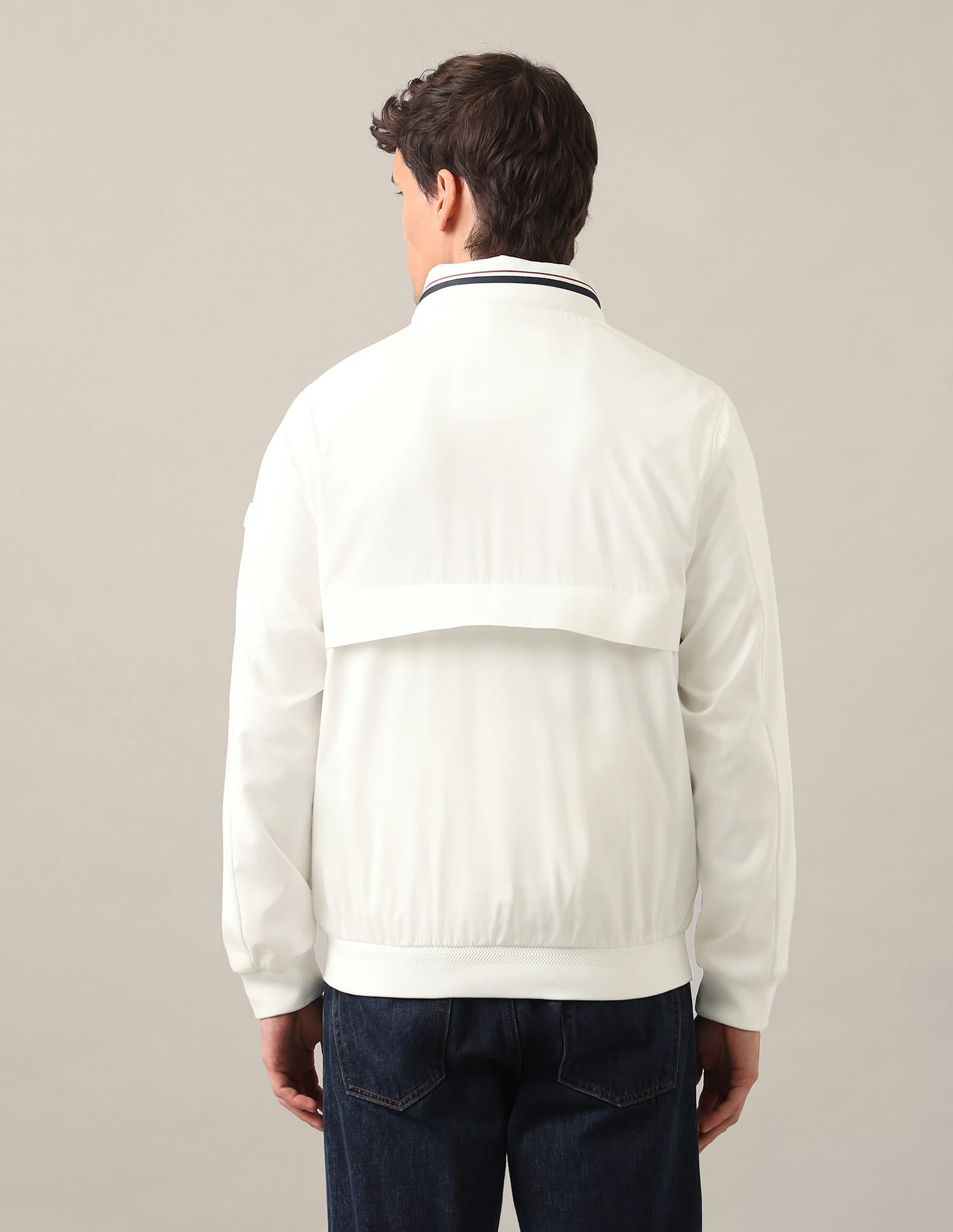 Detachable Hood Packable Jacket White - U.S. Polo Assn. India | Large