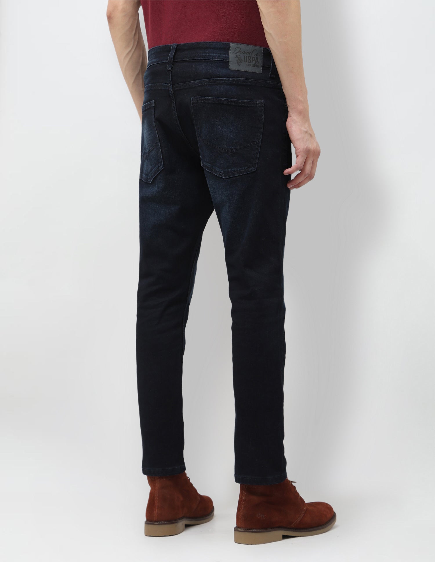 Henry Tapered Fit Blue Jeans Dark Indigo - U.S. Polo Assn. India | Large