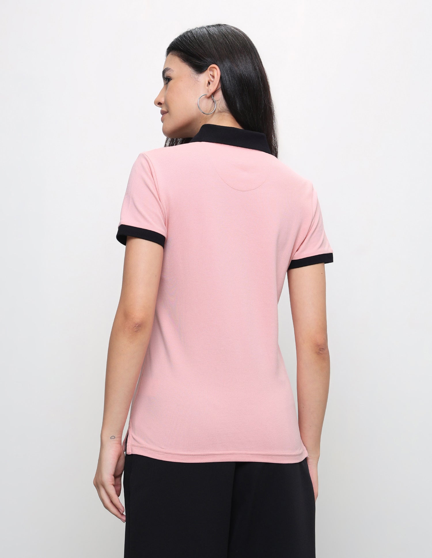 Solid Regular Fit Polo Shirt Light Pink - U.S. Polo Assn. India | Large