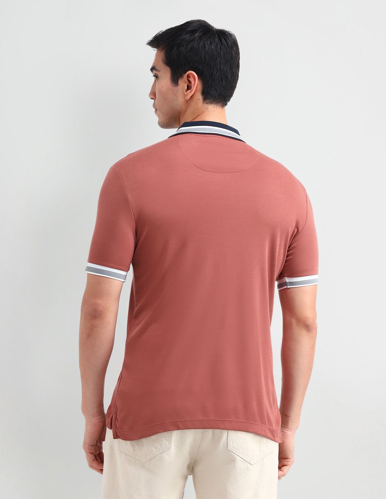 Muscle Fit Solid Polo Shirt Rust - U.S. POLO ASSN. | Large