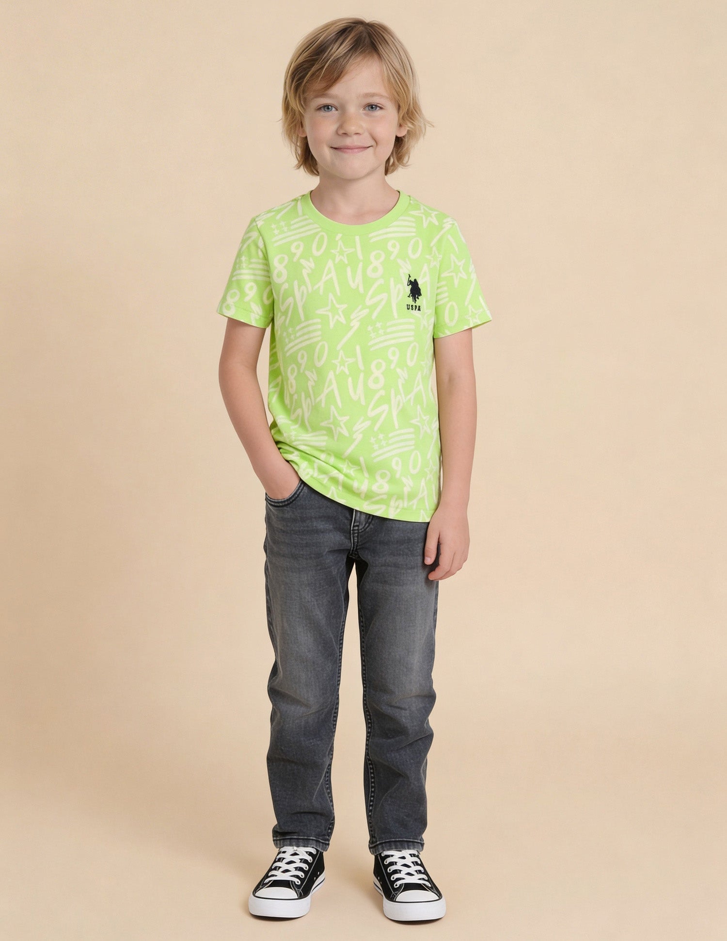 Pure Cotton Regular Fit T-Shirt - Pack Of 2 Assorted - U.S. Polo Assn. India | Large