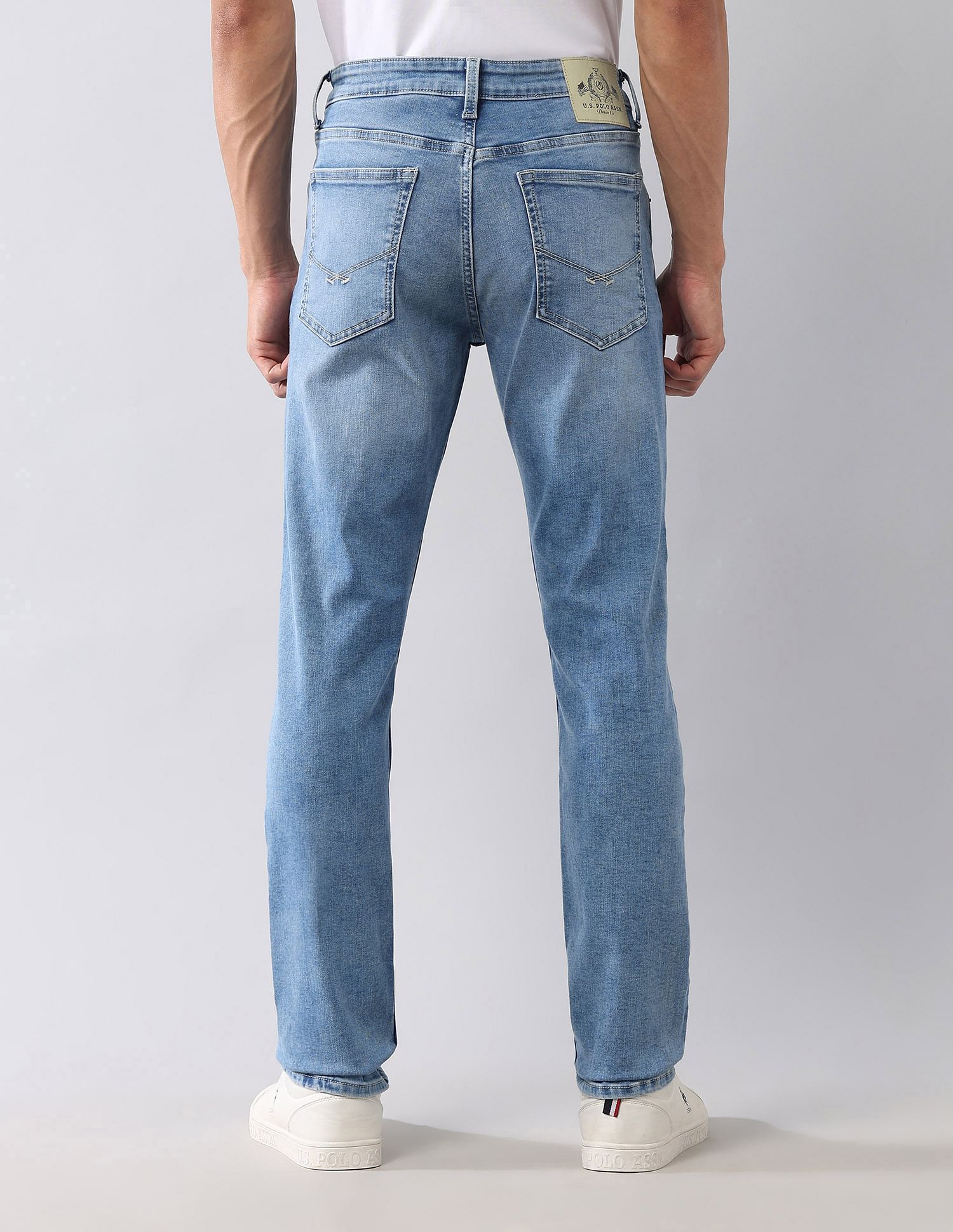 Regallo Skinny Fit Blue Jeans Blue - U.S. Polo Assn. India | Large