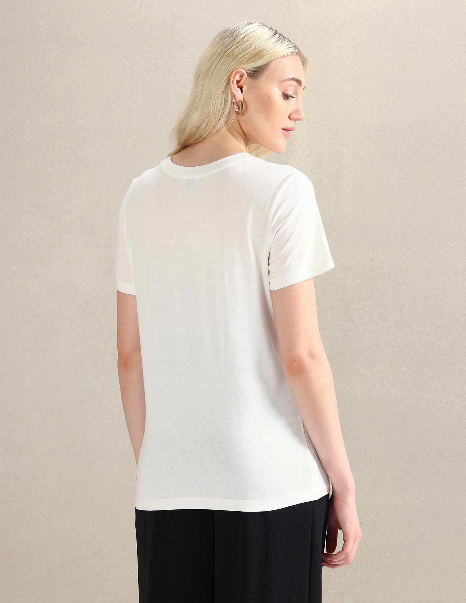 Pure Cotton Sticker Print T-Shirt White - U.S. POLO ASSN. | Large