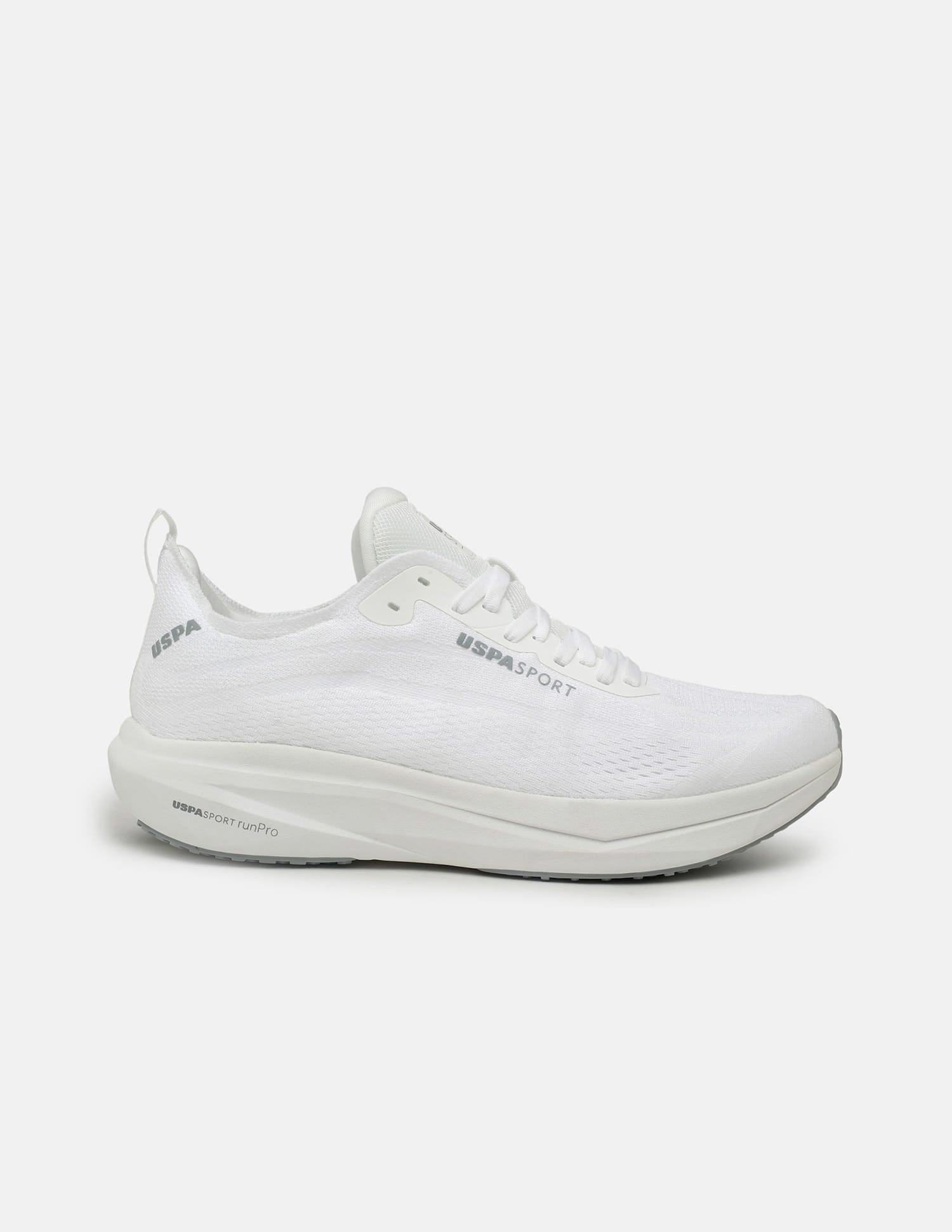 Round Toe Field Pro 4 Sneakers White - U.S. Polo Assn. India | Large