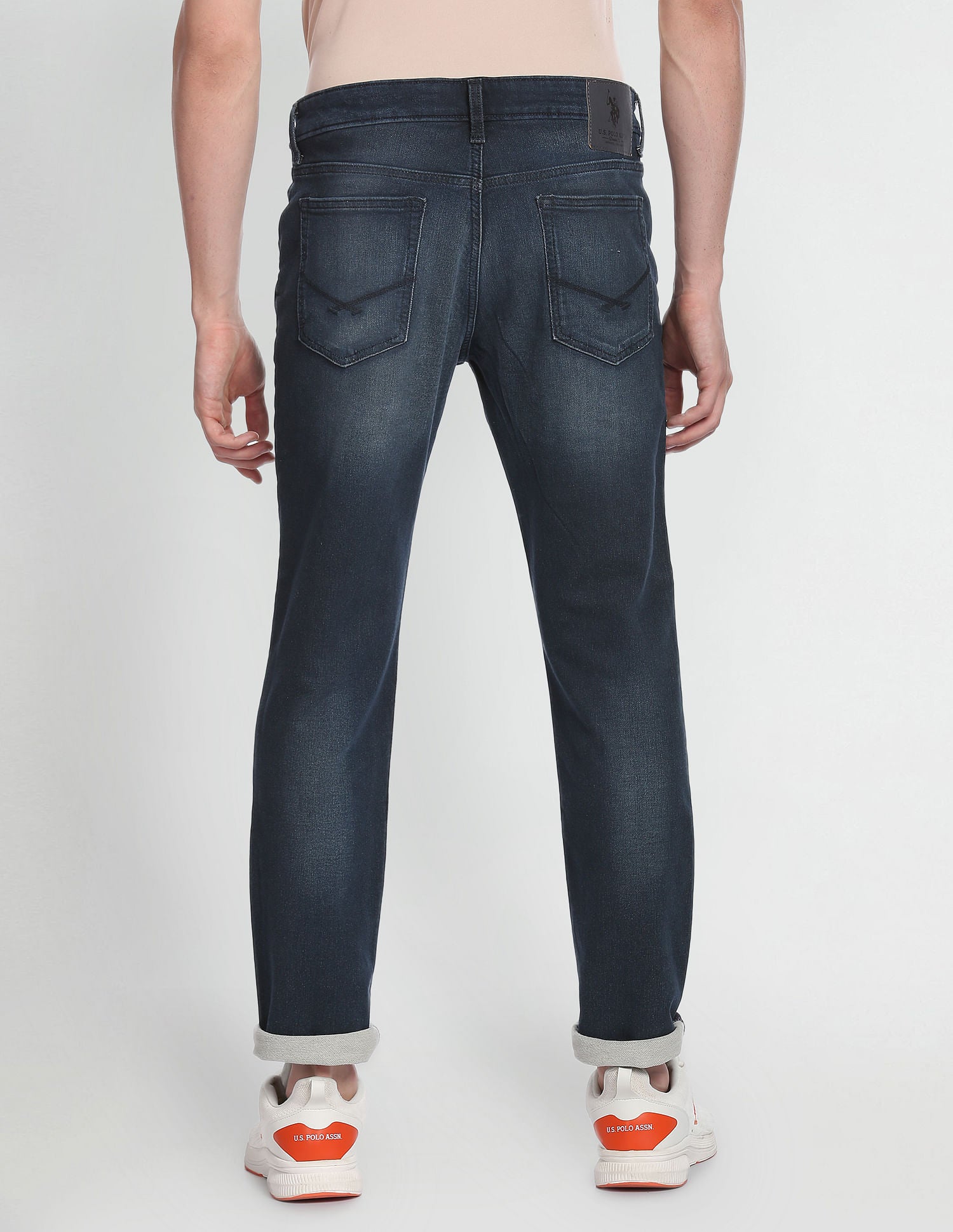 Brandon Slim Tapered Super Soft Jeans Blue - U.S. Polo Assn. India | Large