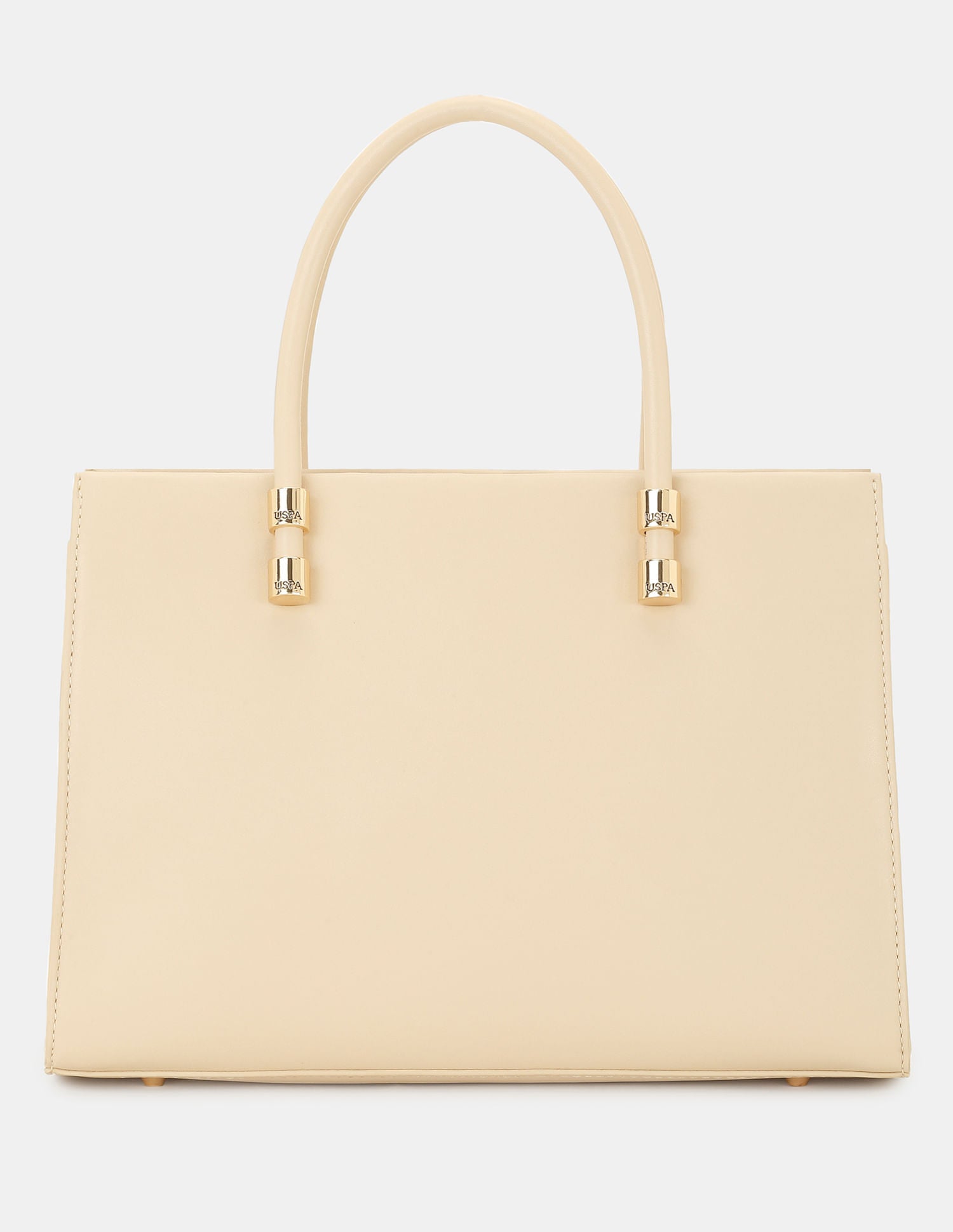 Women Bijou Convertible Satchel Sling Bag Beige - U.S. POLO ASSN. | Large