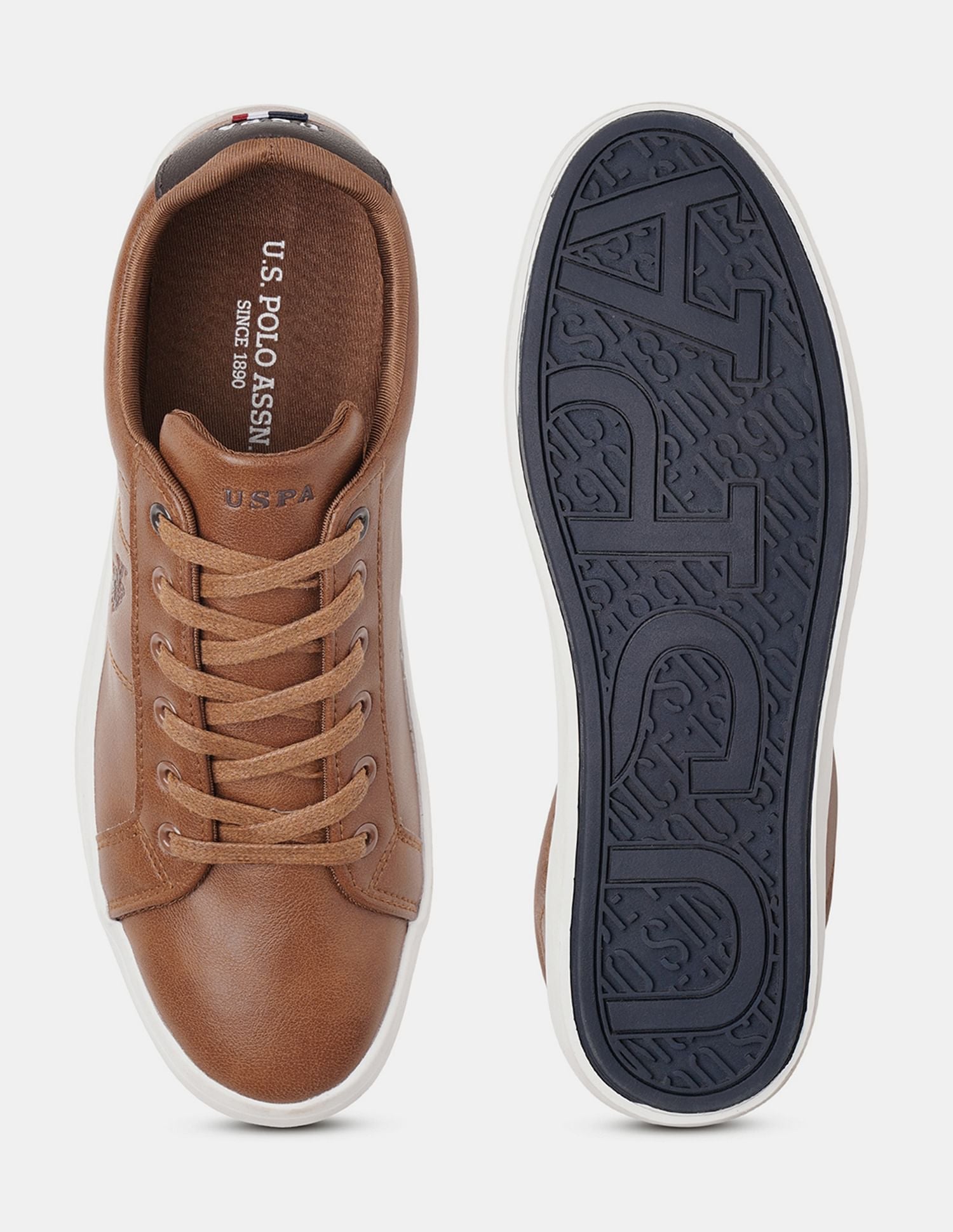 Men Padry 2.0 Colour Blocked Sneakers Tan - U.S. POLO ASSN. | Large