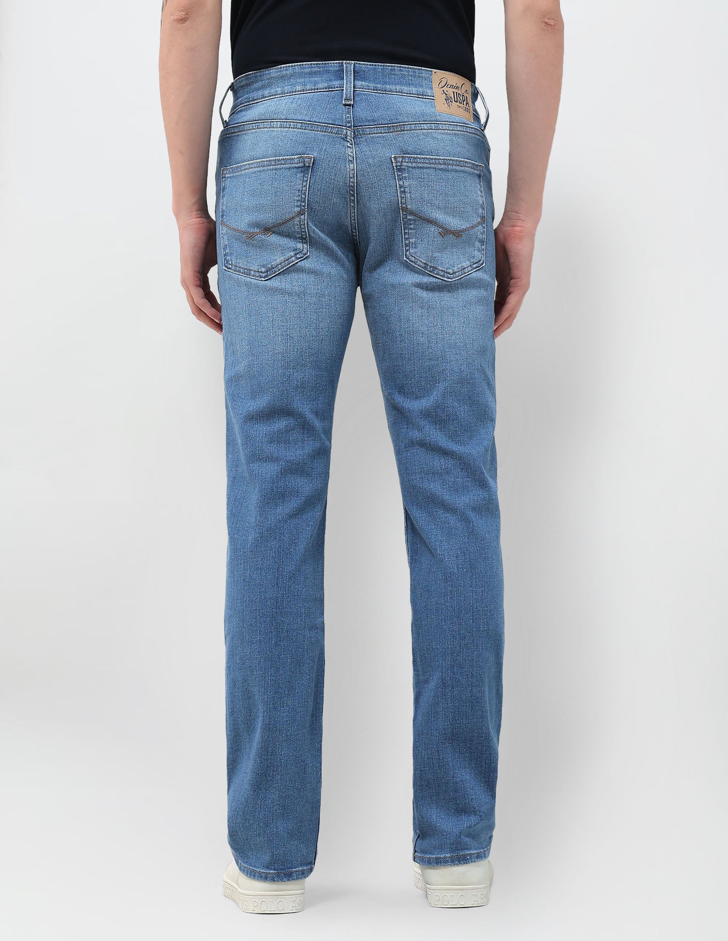 Connor Bootcut Fit Blue Jeans Blue - U.S. POLO ASSN. | Large