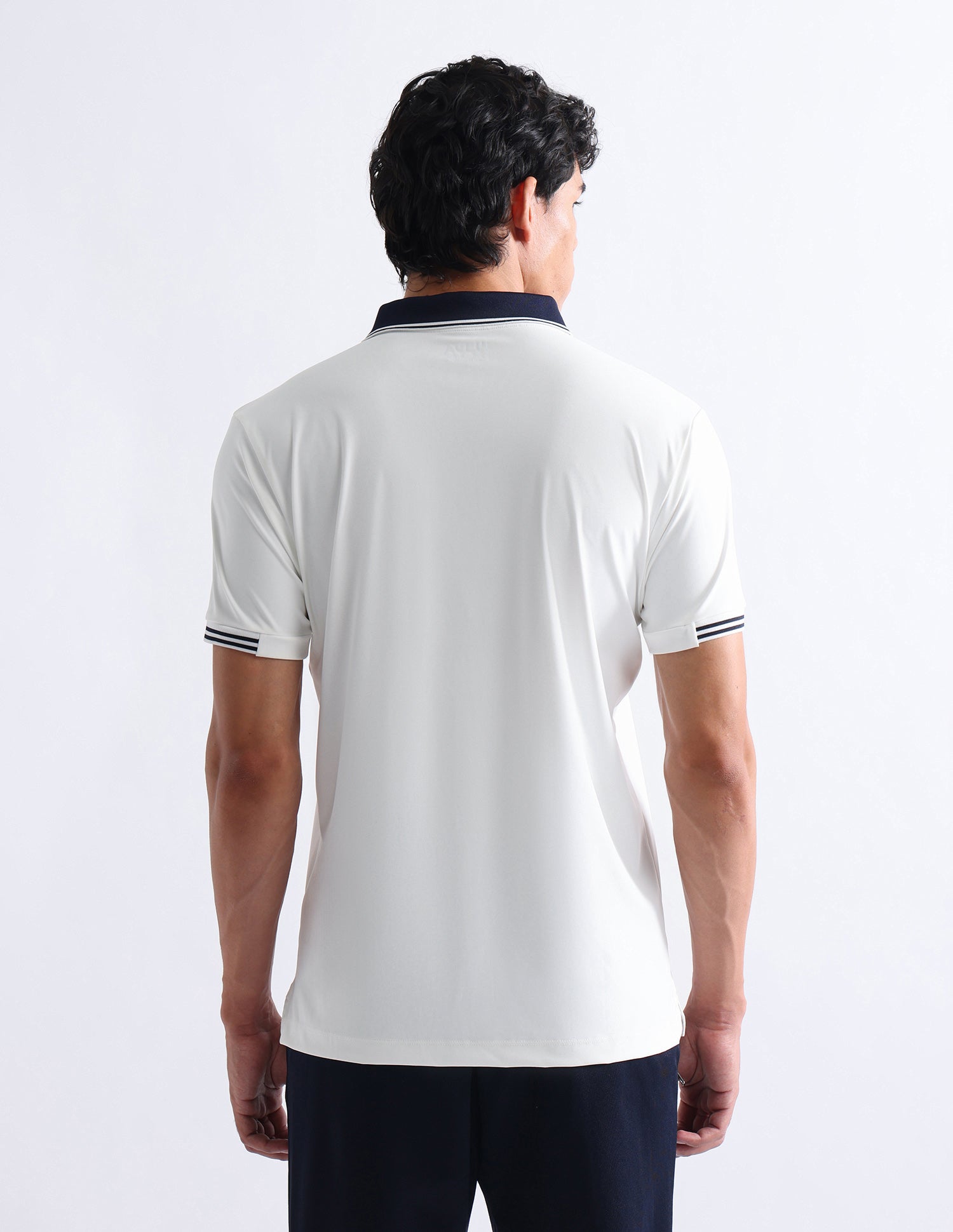 Solid Slim Fit Polo Shirt White - U.S. Polo Assn. India | Large