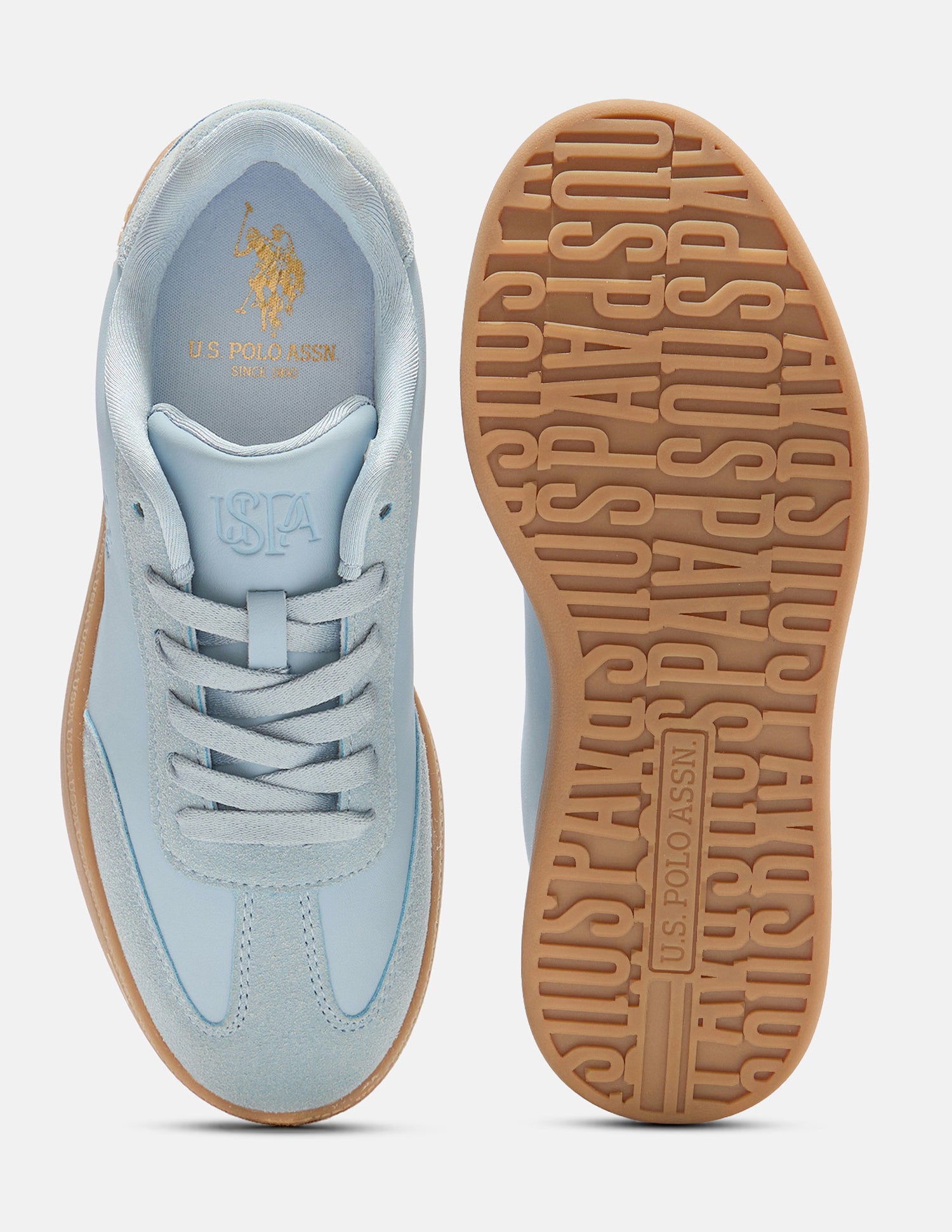 Paula Lace-Ups Sneakers Blue - U.S. Polo Assn. India | Large