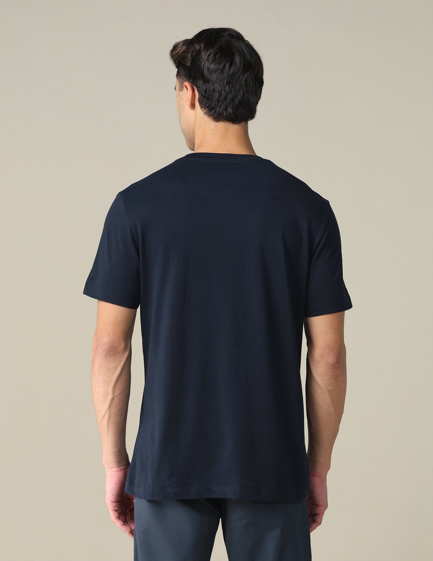 Regular Fit Solid T-shirt Navy - U.S. POLO ASSN. | Large