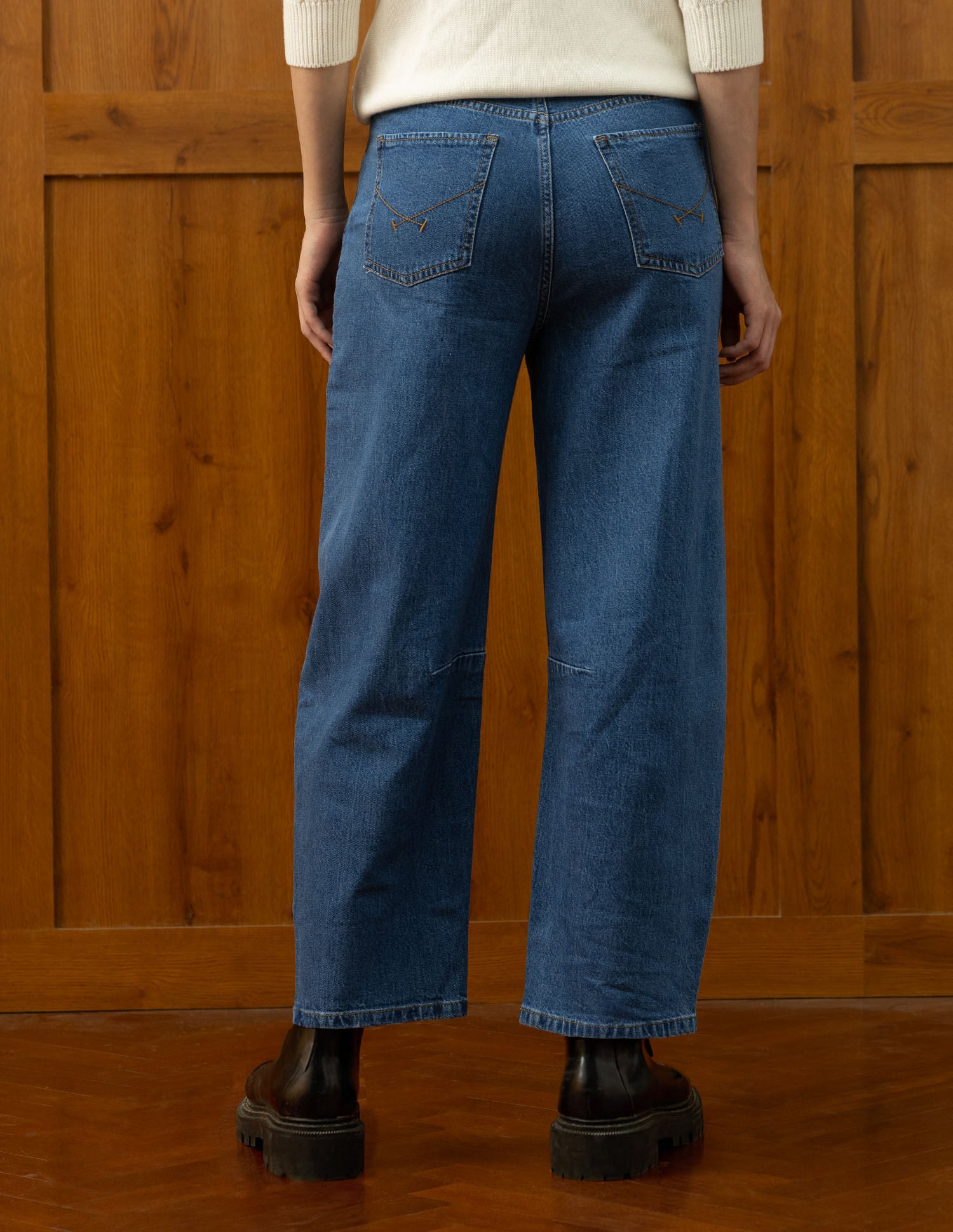 Mid Rise Baggy Fit Jeans Blue - U.S. Polo Assn. India | Large