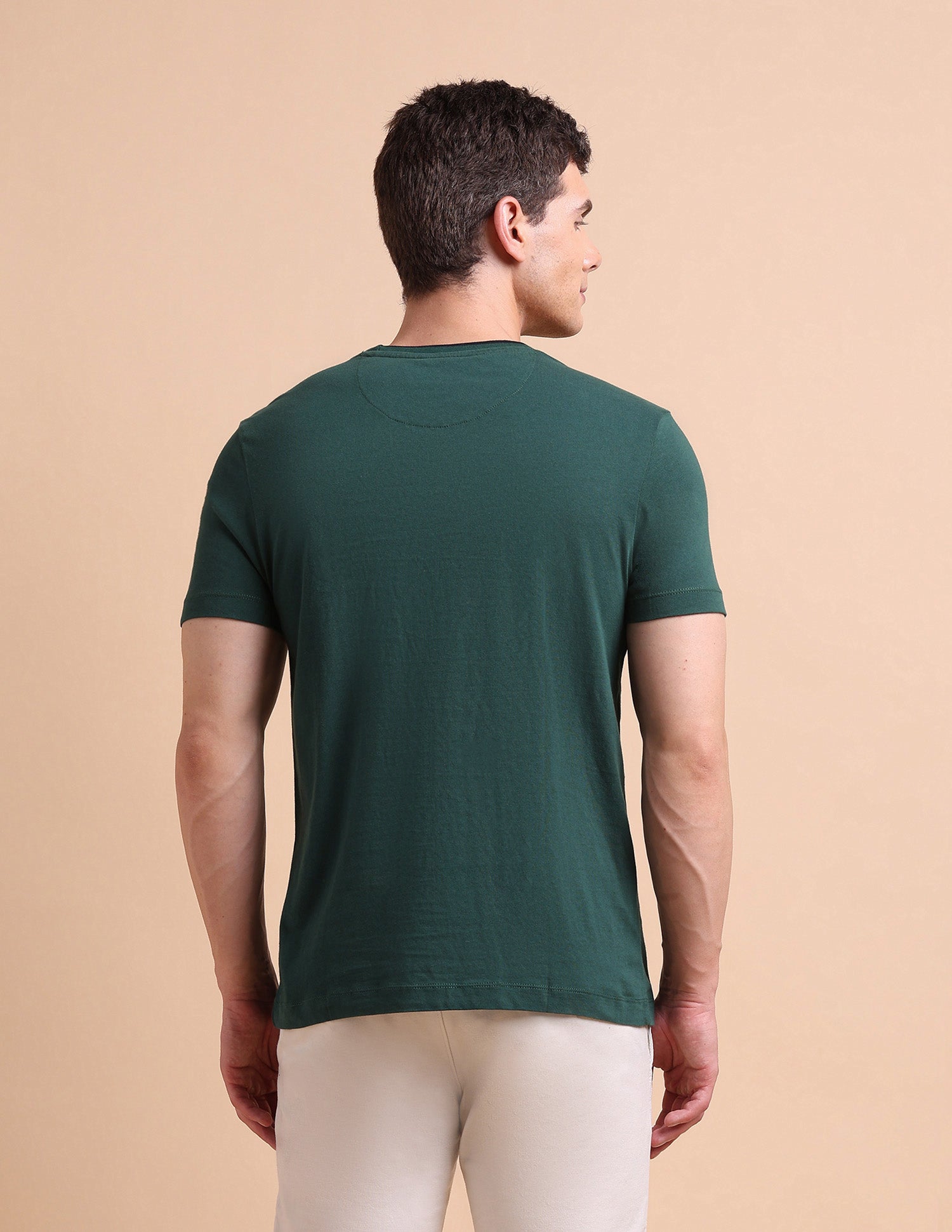 Stretchy Tipped T-Shirt Green - U.S. POLO ASSN. | Large