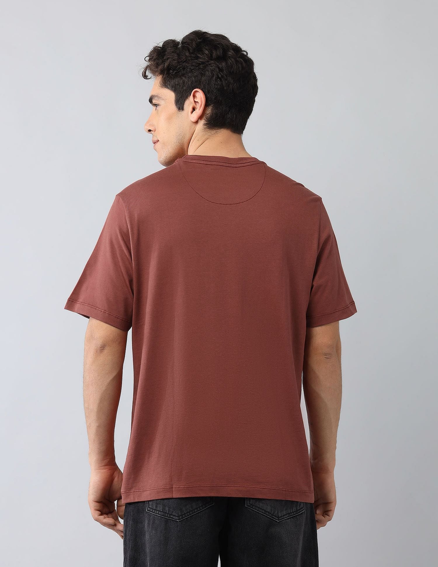 Muscle Fit Heritage Graphic Printed T-Shirt Rust - U.S. Polo Assn. India | Large