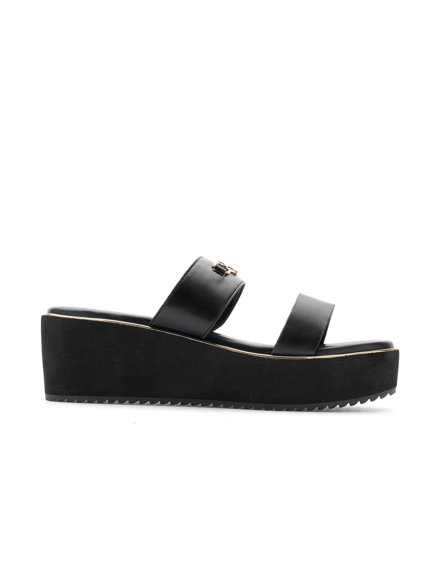 Elettra Black Lightweight Wedges Black - U.S. Polo Assn. India | Large