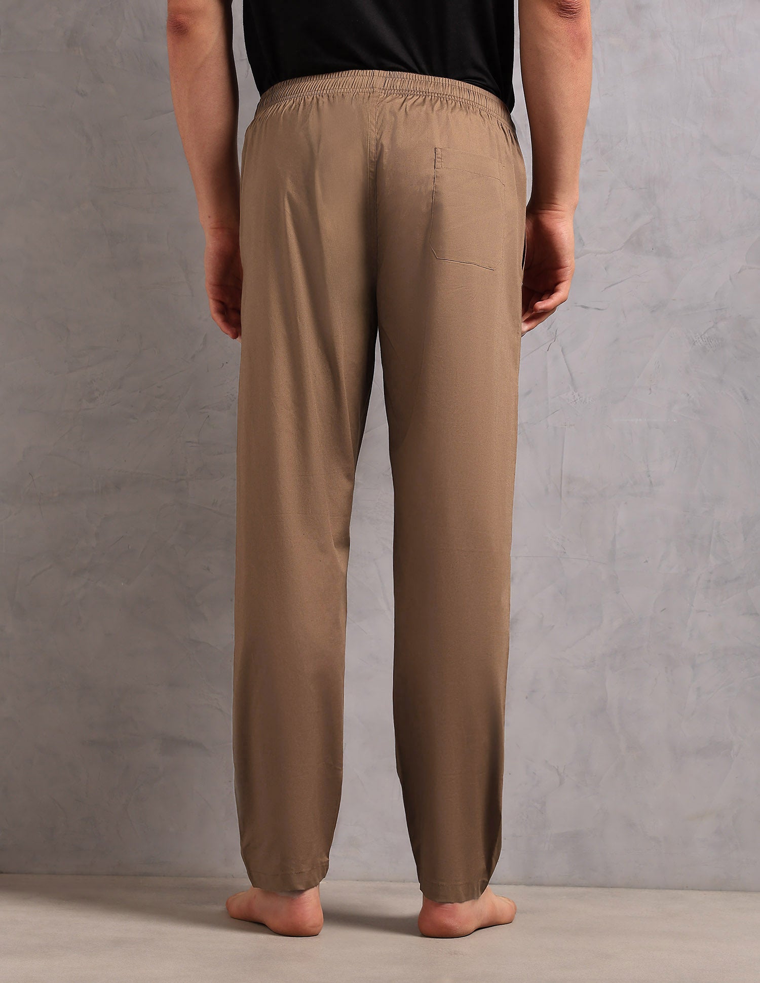 Cotton Stretch Breathable OELP9 Lounge Pants - Pack Of 1 Light Brown - U.S. POLO ASSN. | Large
