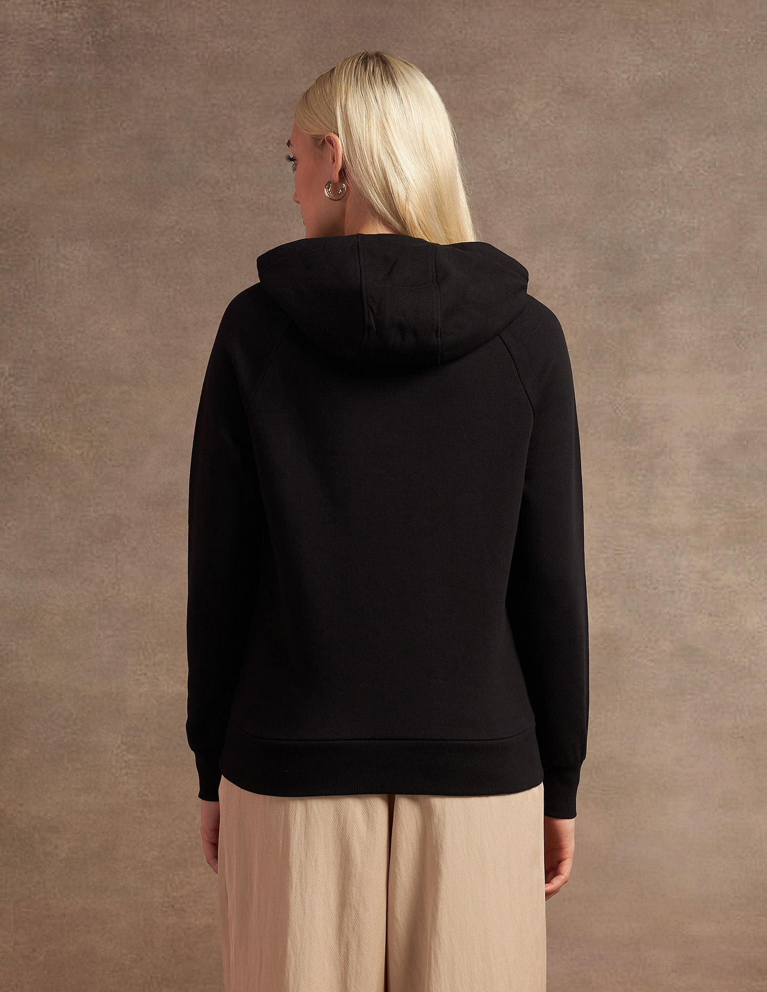 Embroidered Logo Hooded Sweatshirt Black - U.S. POLO ASSN. | Large