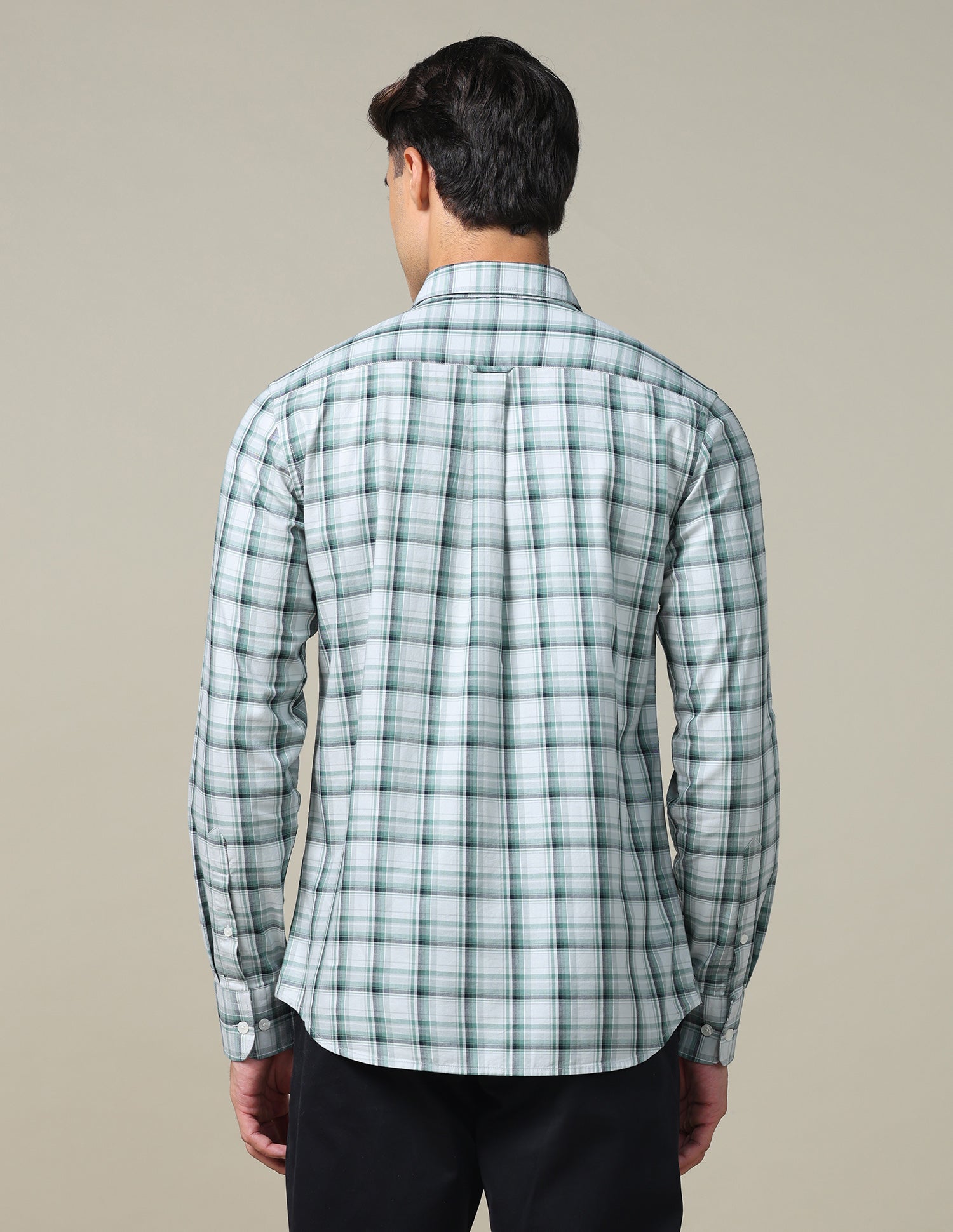 Twill Plaid Checked Shirt Green - U.S. POLO ASSN. | Large