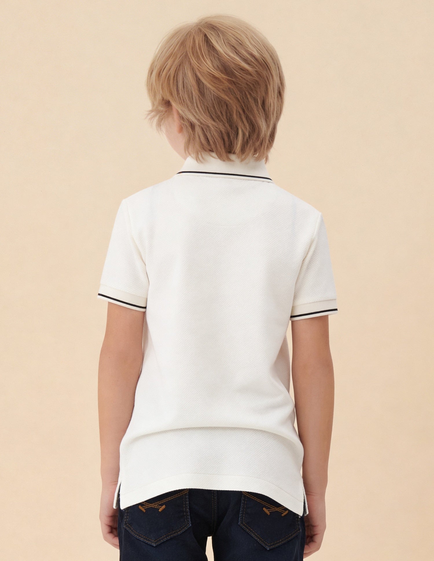 Brand Embroidered Regular Fit Polo Shirt Off White - U.S. Polo Assn. India | Large