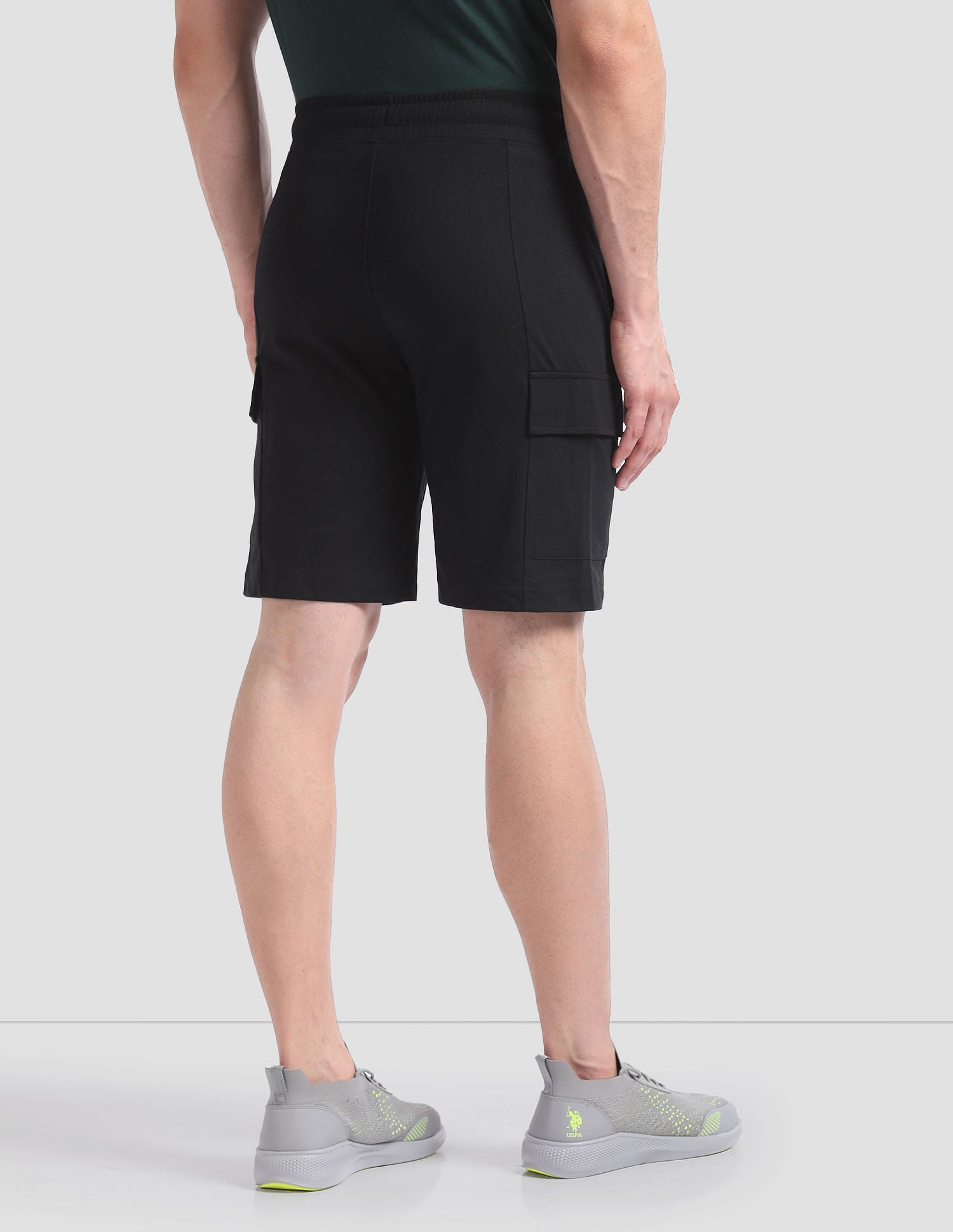 Cargo Pocket OES02 Lounge Shorts - Pack Of 1 Black - U.S. POLO ASSN. | Large