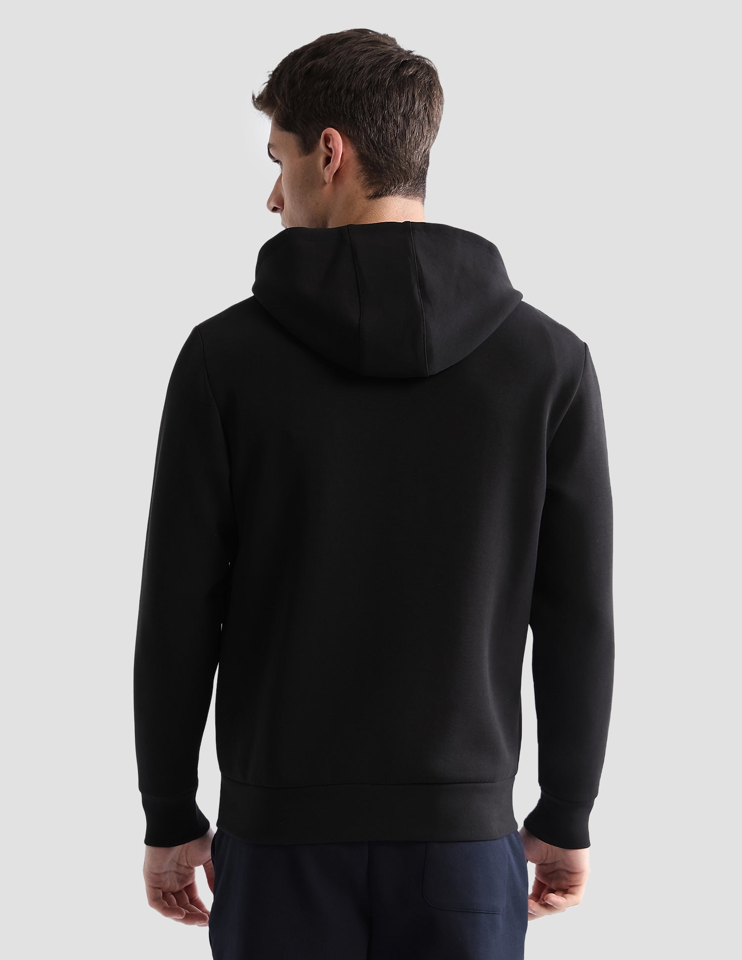 Solid Slim Fit Sweatshirt Black - U.S. POLO ASSN. | Large