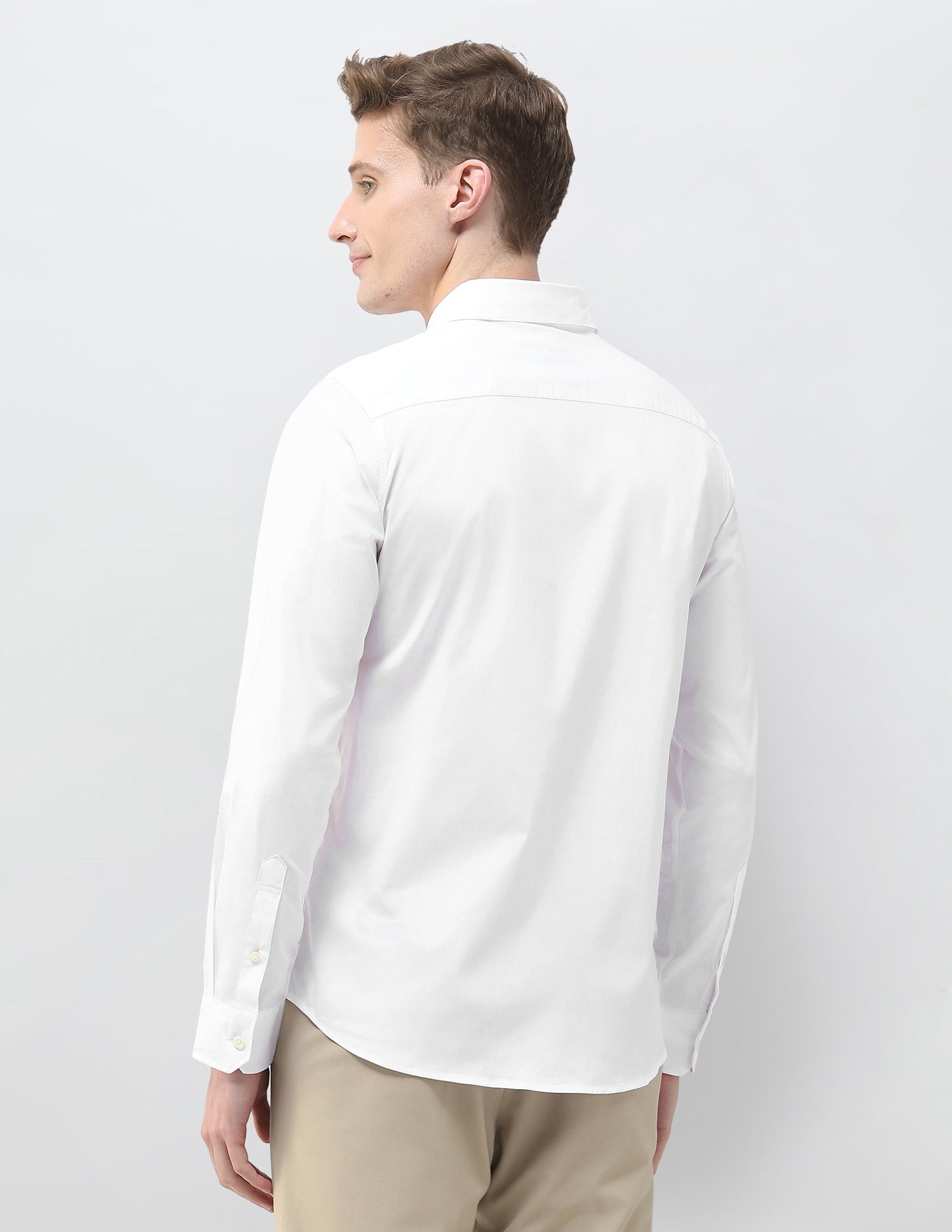 Poplin Black & Gold Shirt White - U.S. Polo Assn. India | Large