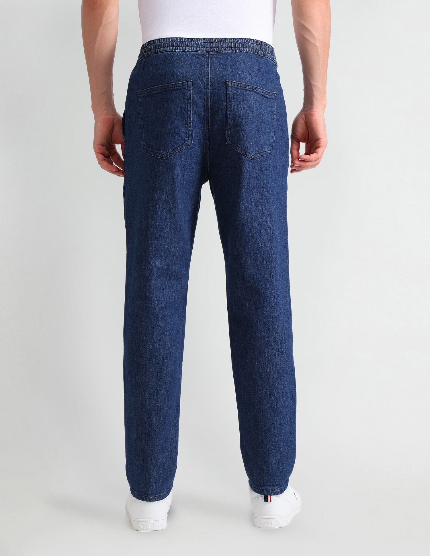 Slim Fit Blue Jogger Jeans Blue - U.S. Polo Assn. India | Large