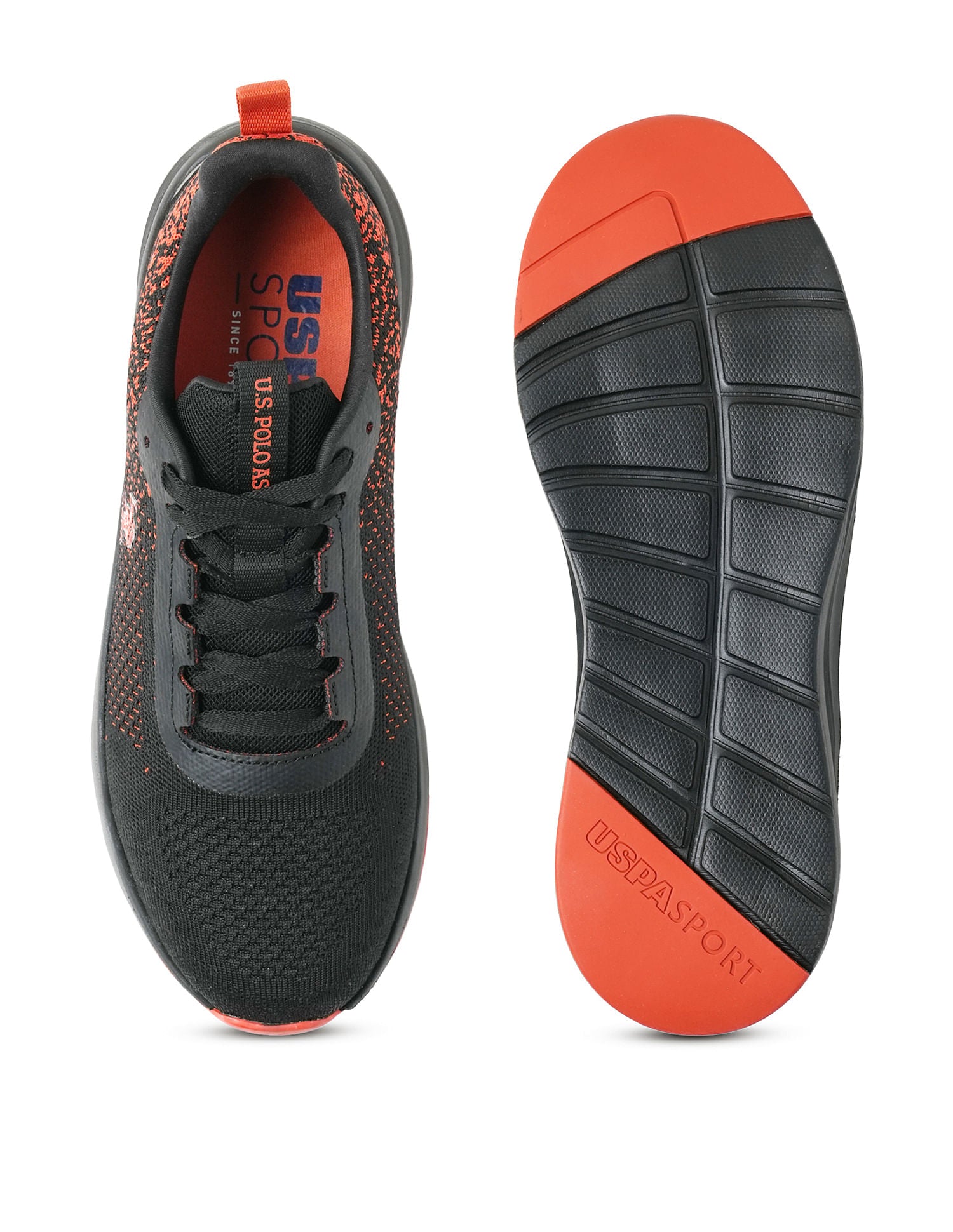 Men Abstract Narlin Sneakers Black - U.S. POLO ASSN. | Large