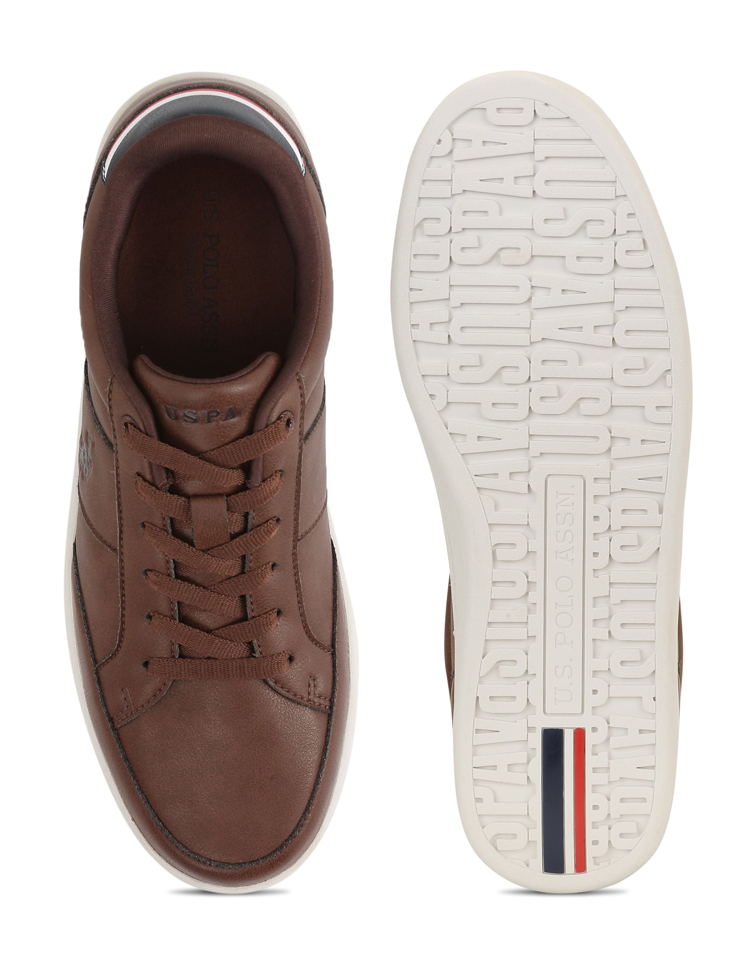 Men Round Toe Ulrin 2.0 Sneakers Dark Brown - U.S. POLO ASSN. | Large