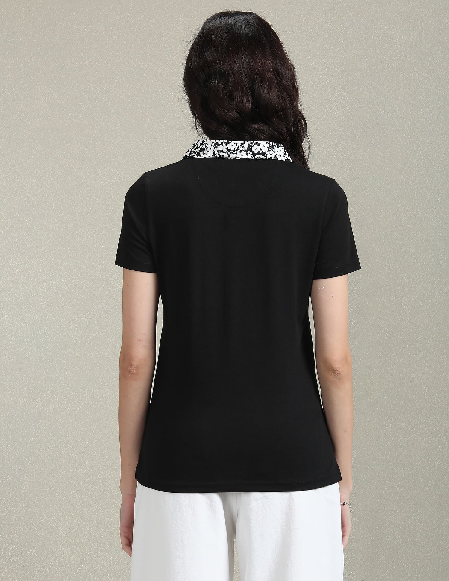 Solid Slim Fit Polo Shirt Black - U.S. POLO ASSN. | Large