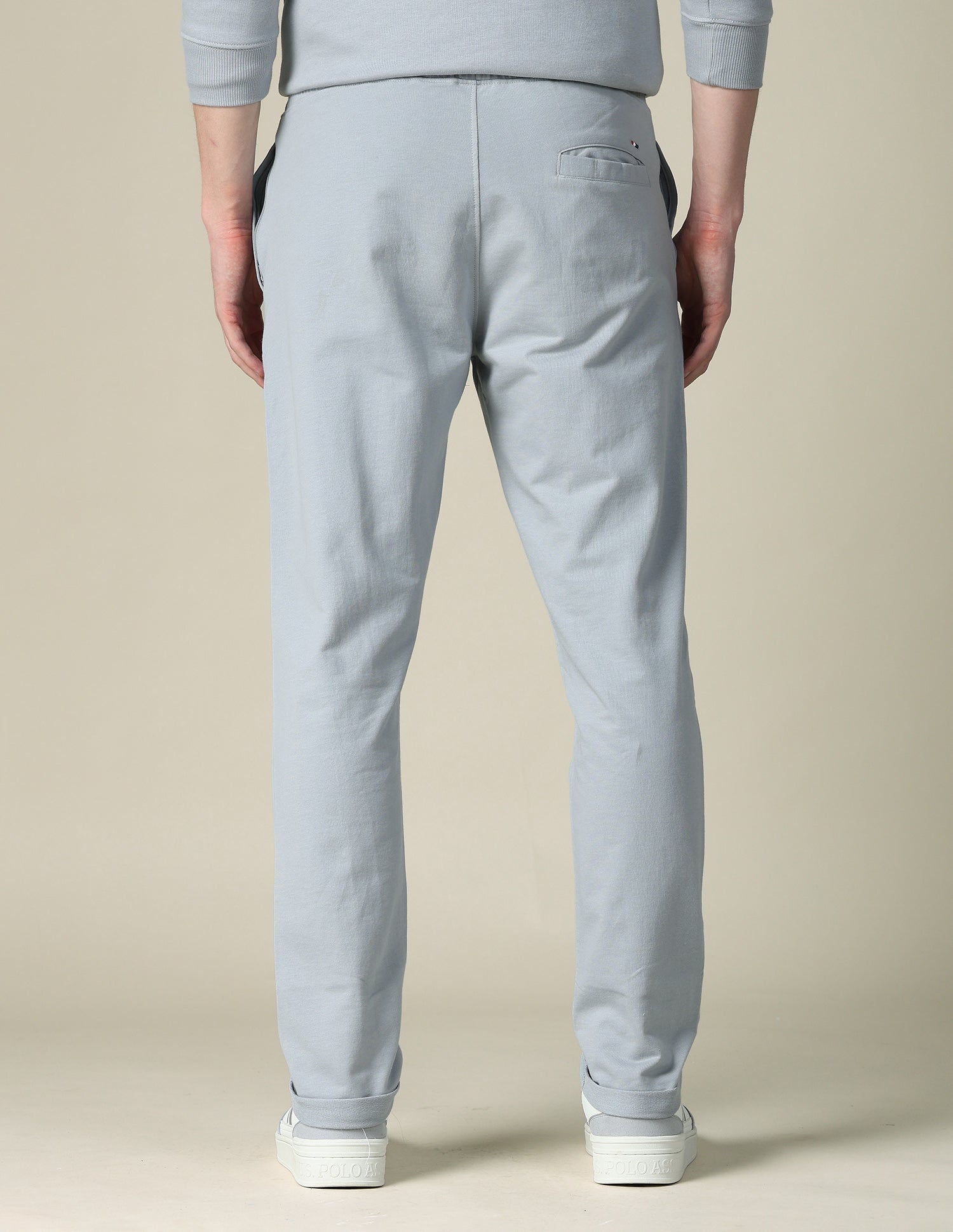 Mid Rise Regular Fit Track Pants Light Grey - U.S. POLO ASSN. | Large