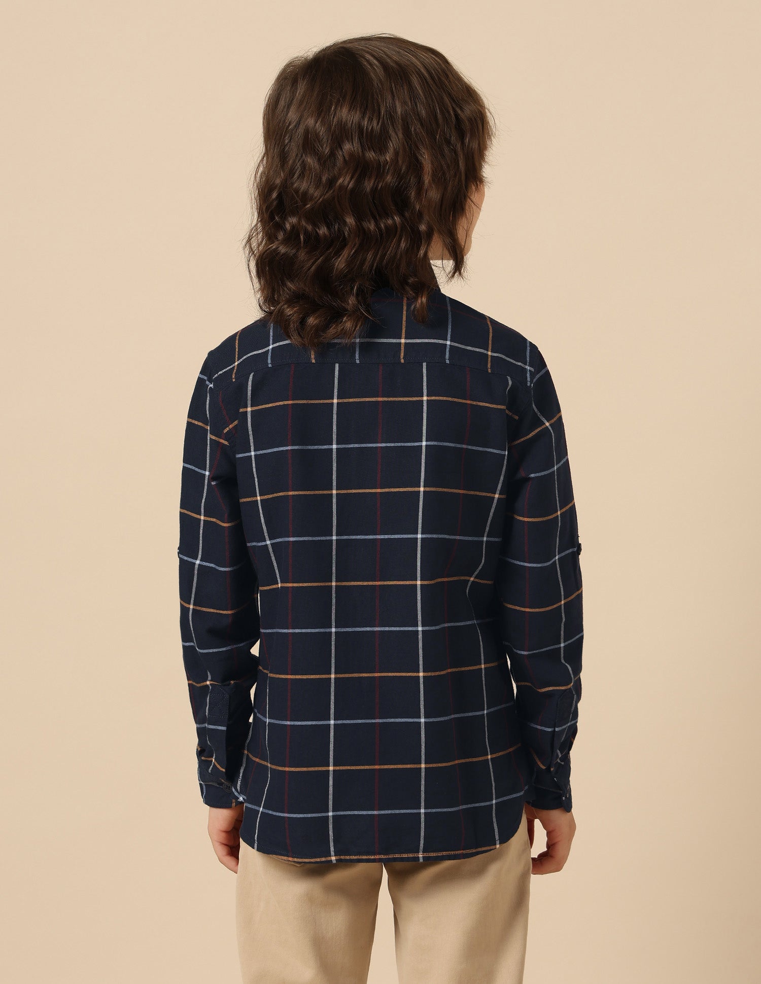 Boys All Over Printed Oxford Shirt Navy - U.S. POLO ASSN. | Large