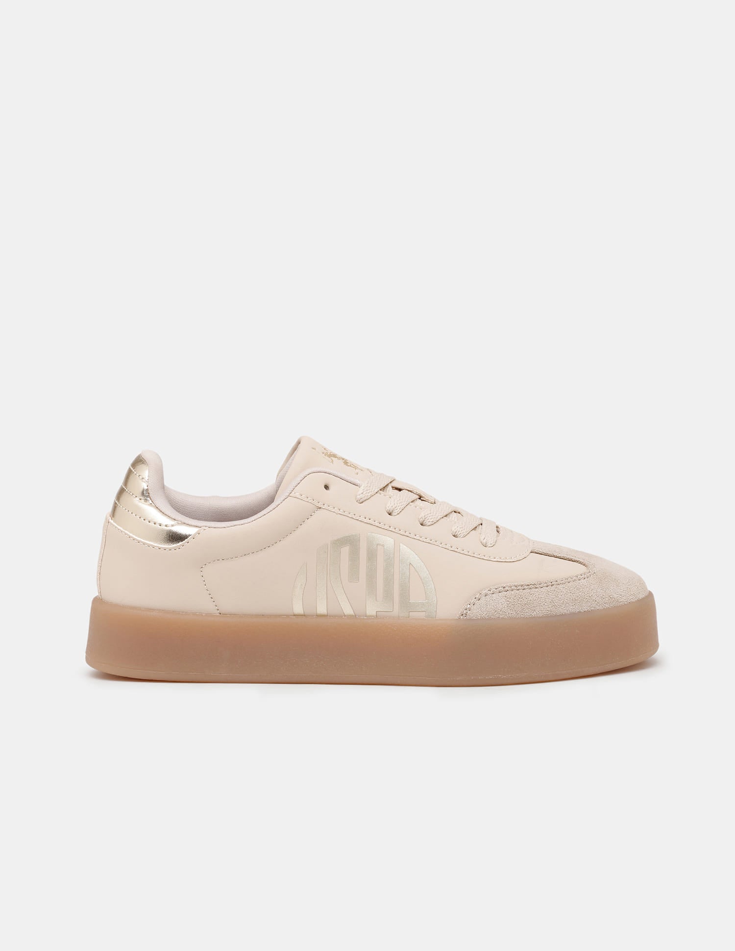 Sorrel Beige Chunky Sneaker Shoes Beige - U.S. Polo Assn. India | Large