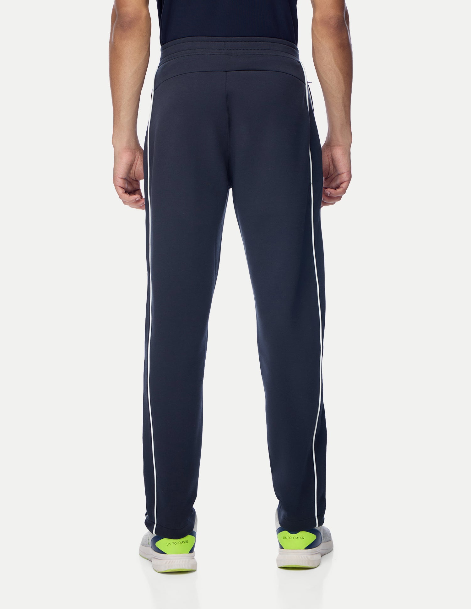 Mid Rise Regular Fit Active Track Pants Navy - U.S. Polo Assn. India | Large