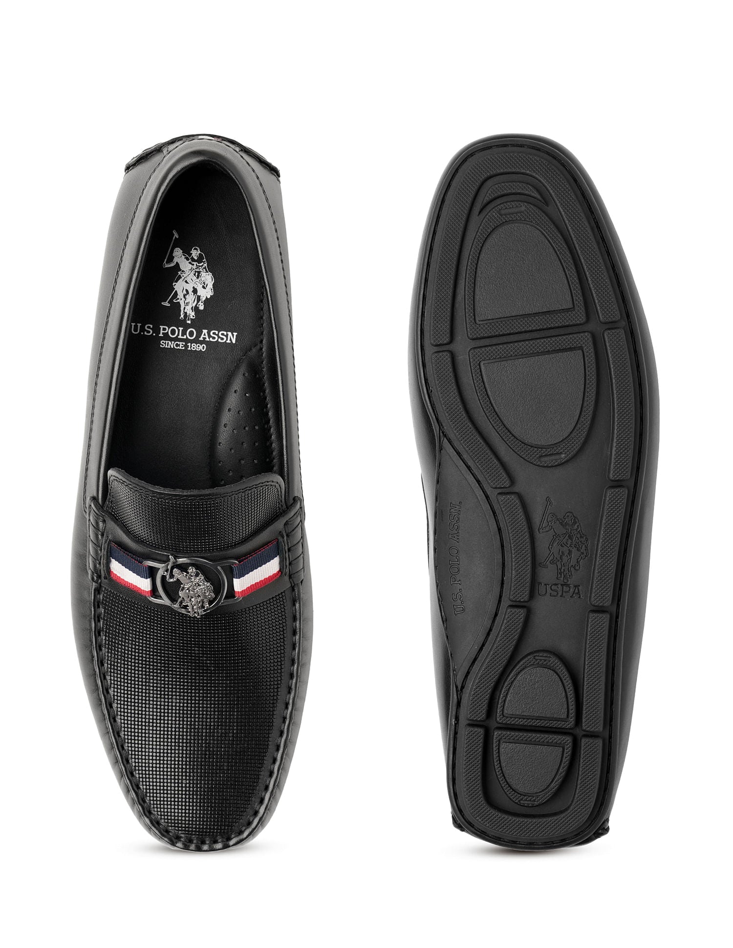 Men Gregor 2.0 Loafers Black - U.S. Polo Assn. India | Large